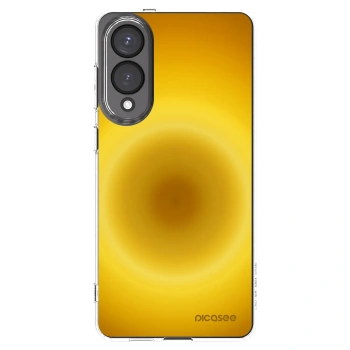 Picasee silikonový průhledný obal pro Samsung Galaxy S25 Edge 5G - Solar Pulse