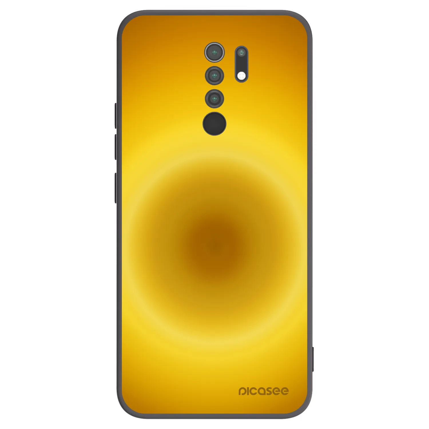 Picasee silikonový černý obal pro Xiaomi Redmi 9 - Solar Pulse