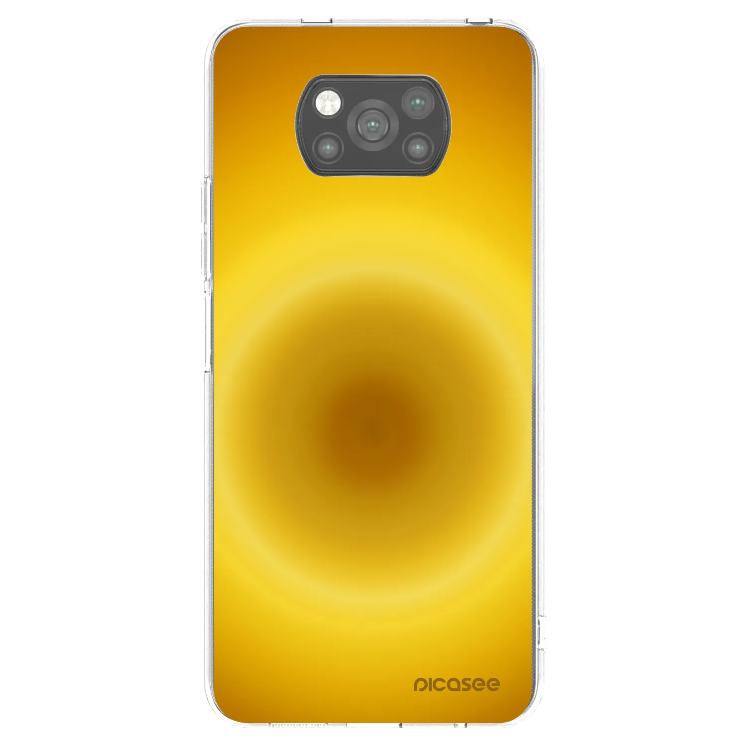 Picasee silikonový černý obal pro Xiaomi Poco X3 - Solar Pulse