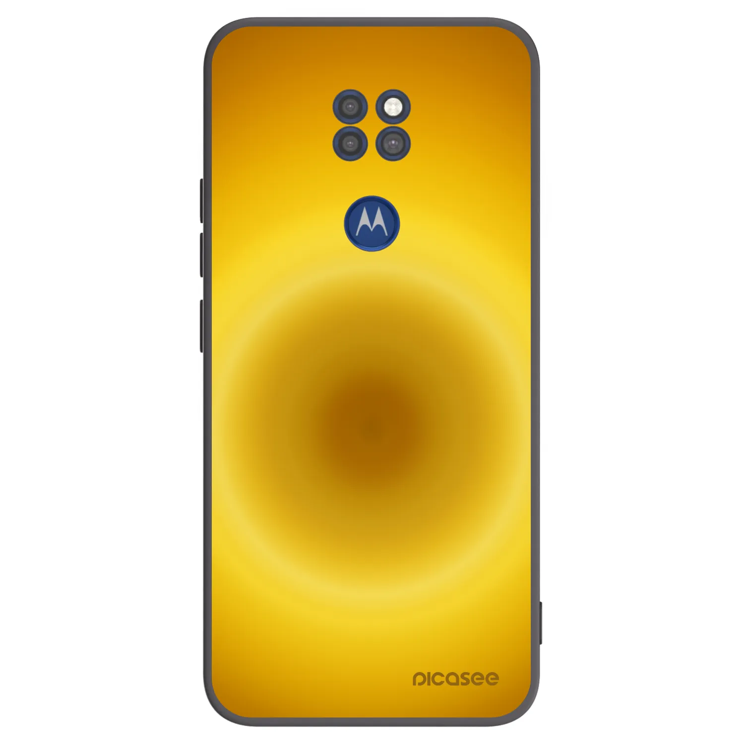 Picasee silikonový černý obal pro Motorola Moto G9 Play - Solar Pulse