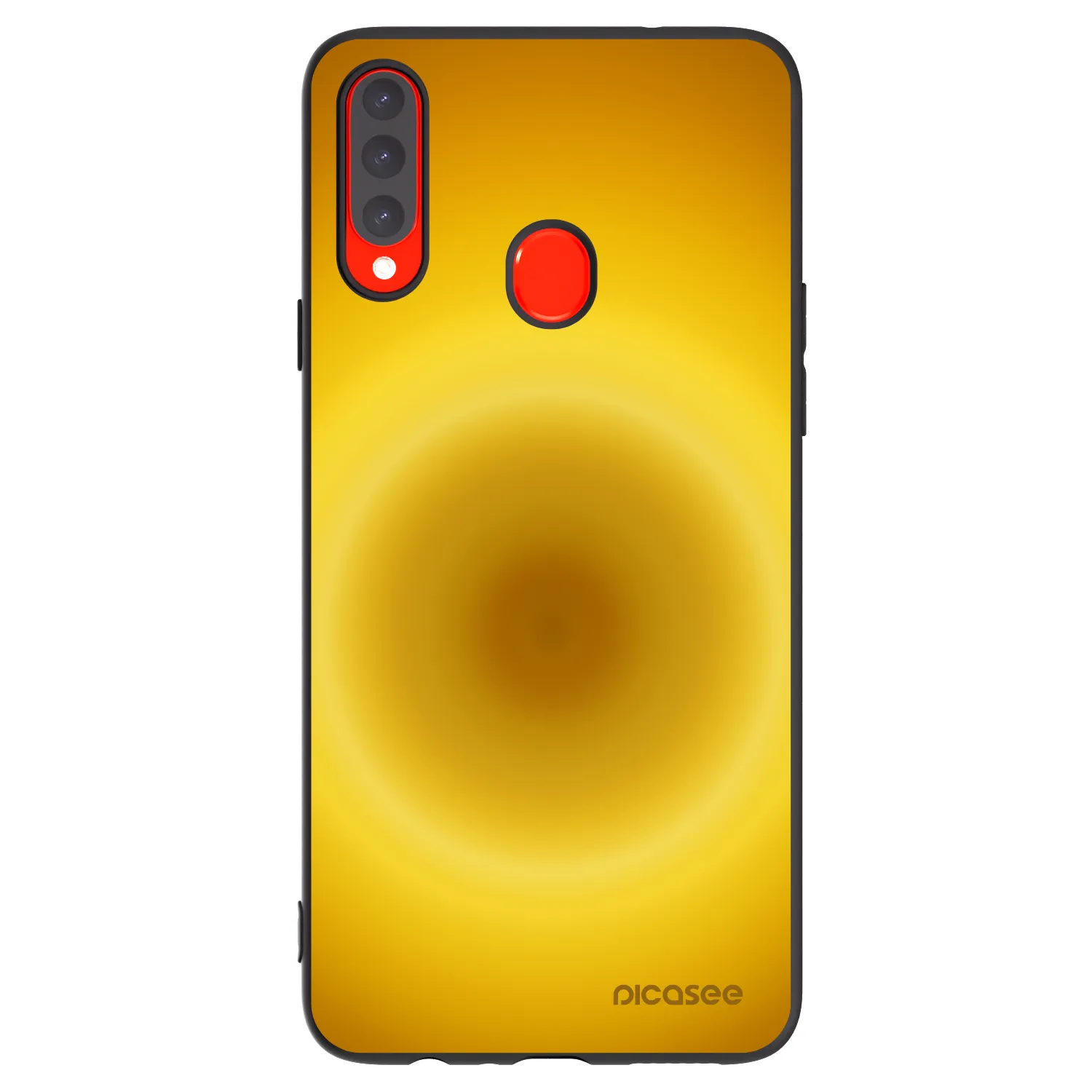 Picasee silikonový černý obal pro Samsung Galaxy A20s - Solar Pulse