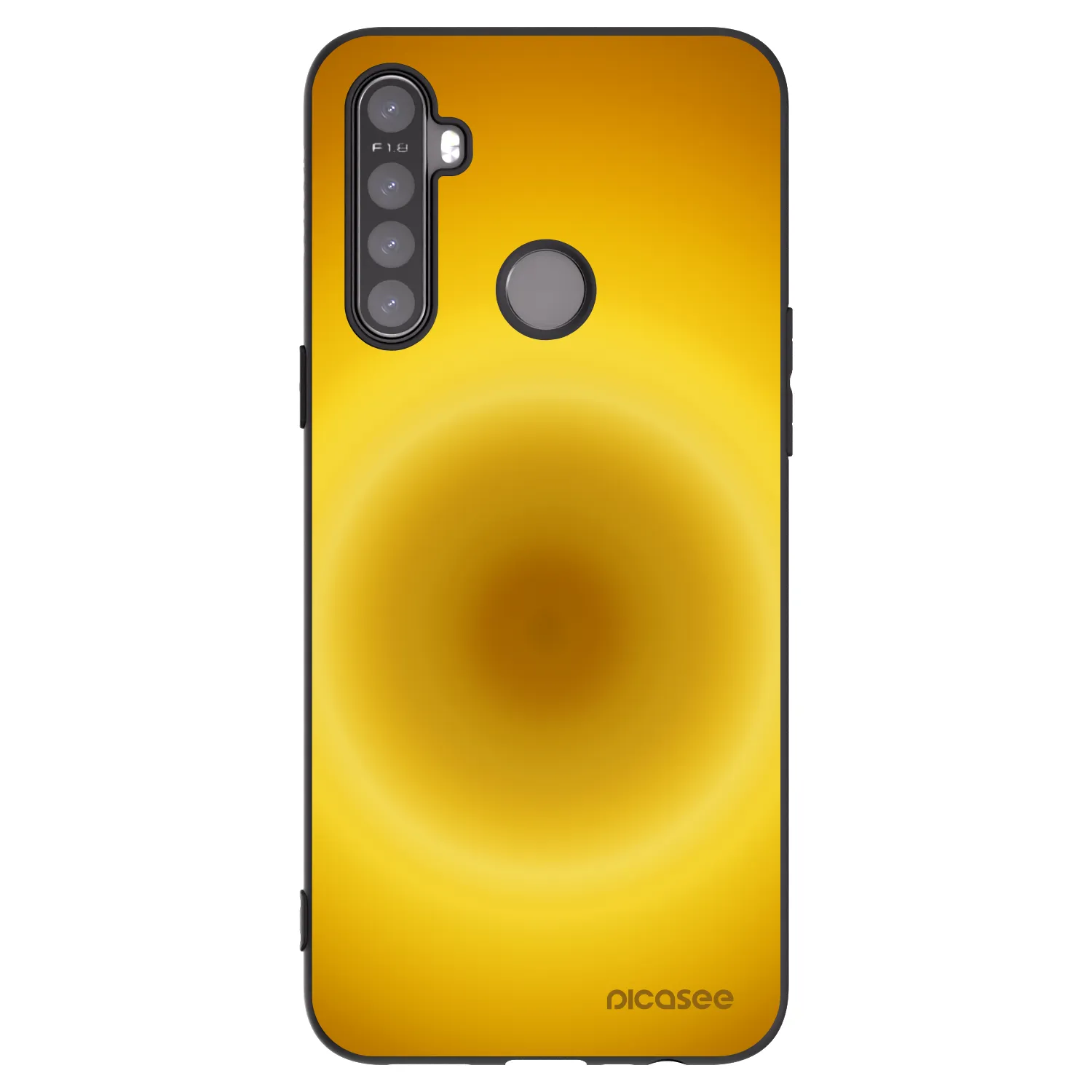 Picasee silikonový černý obal pro Realme 5 - Solar Pulse