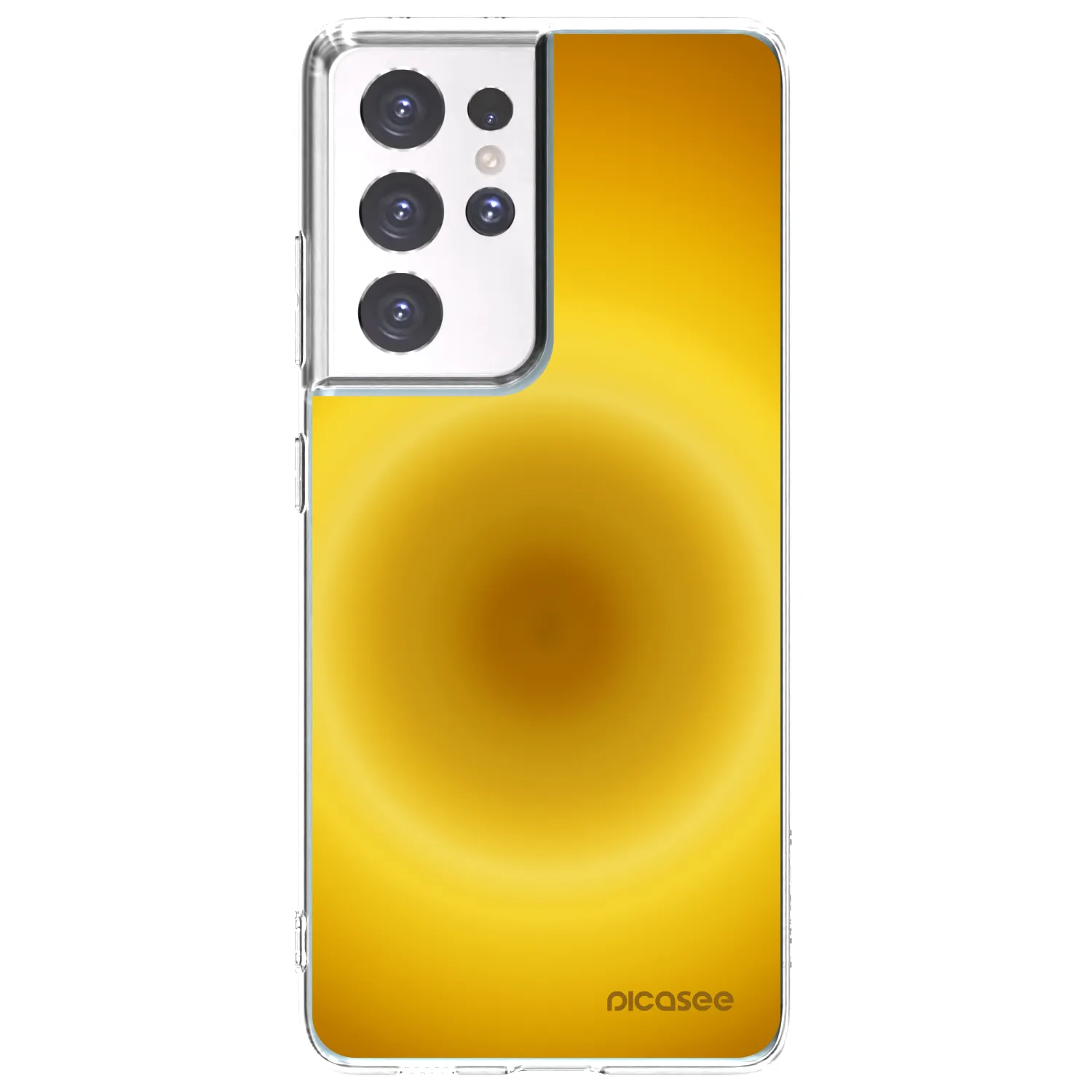 Picasee silikonový průhledný obal pro Samsung Galaxy S21 Ultra 5G G998B - Solar Pulse