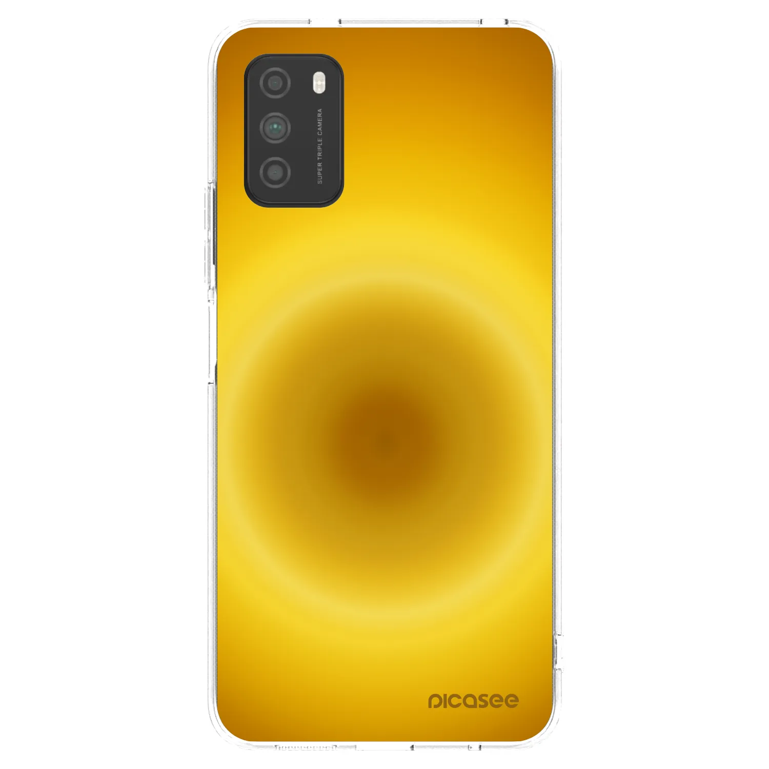 Picasee silikonový průhledný obal pro Xiaomi Poco M3 - Solar Pulse