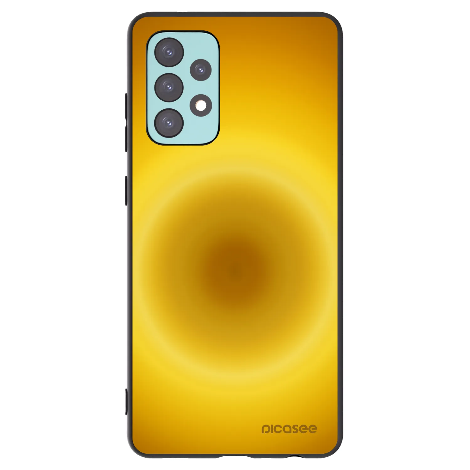 Picasee silikonový černý obal pro Samsung Galaxy A72 A725F - Solar Pulse