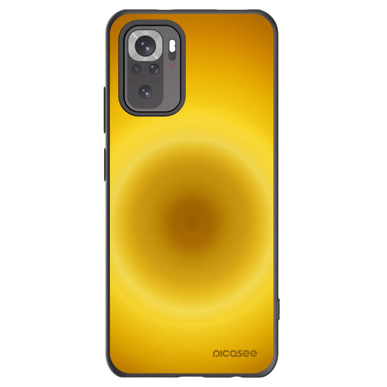 Picasee silikonový černý obal pro Xiaomi Redmi Note 10S - Solar Pulse