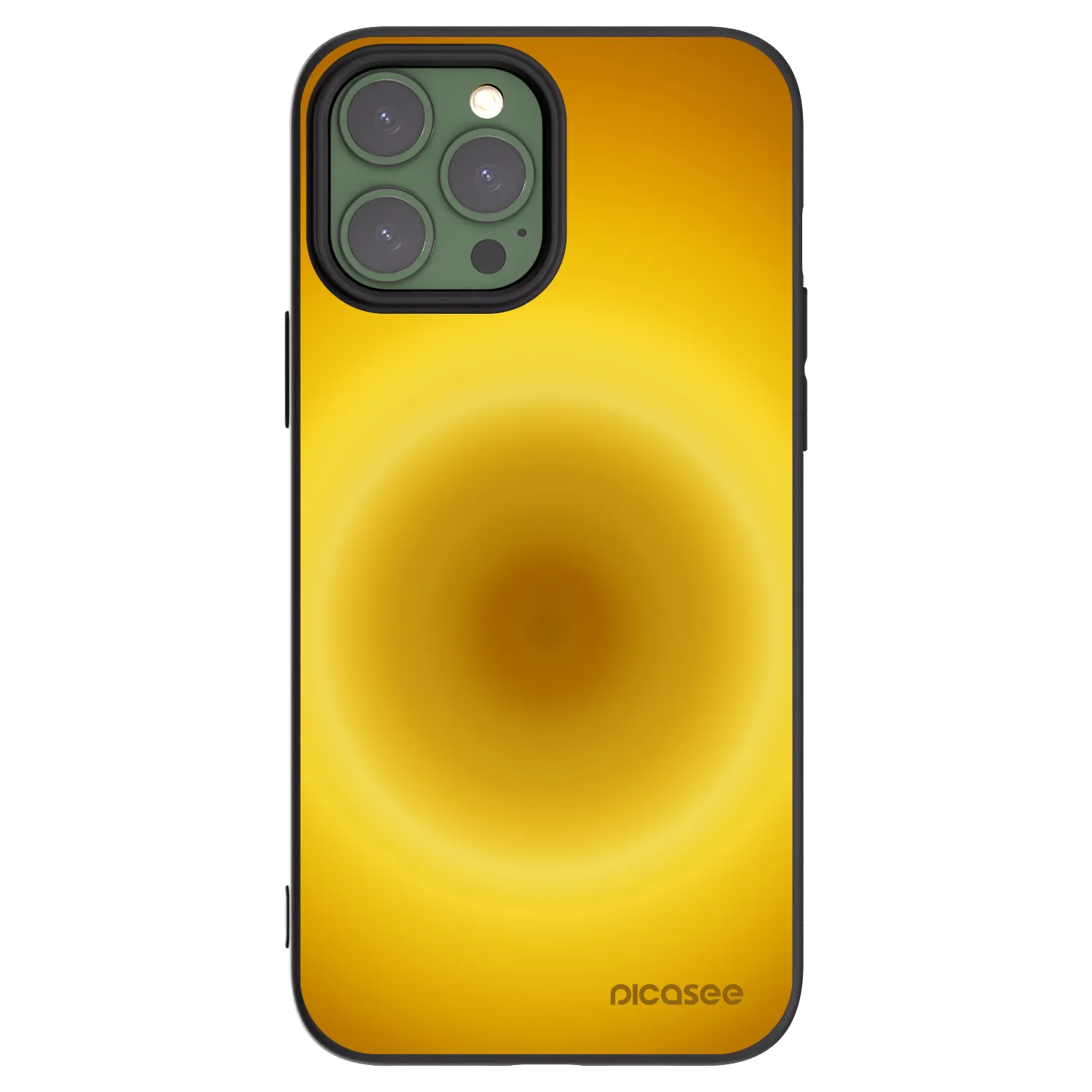 Picasee silikonový černý obal pro Apple iPhone 13 Pro Max - Solar Pulse