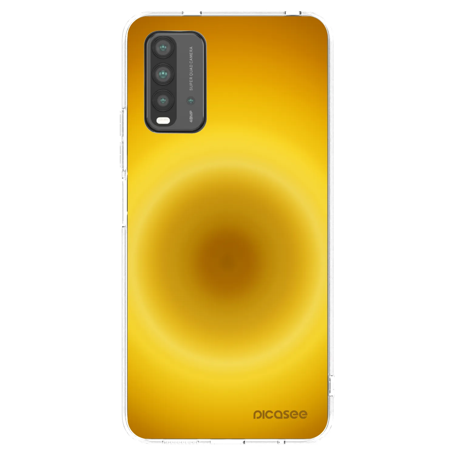 Picasee silikonový černý obal pro Xiaomi Redmi 9T - Solar Pulse