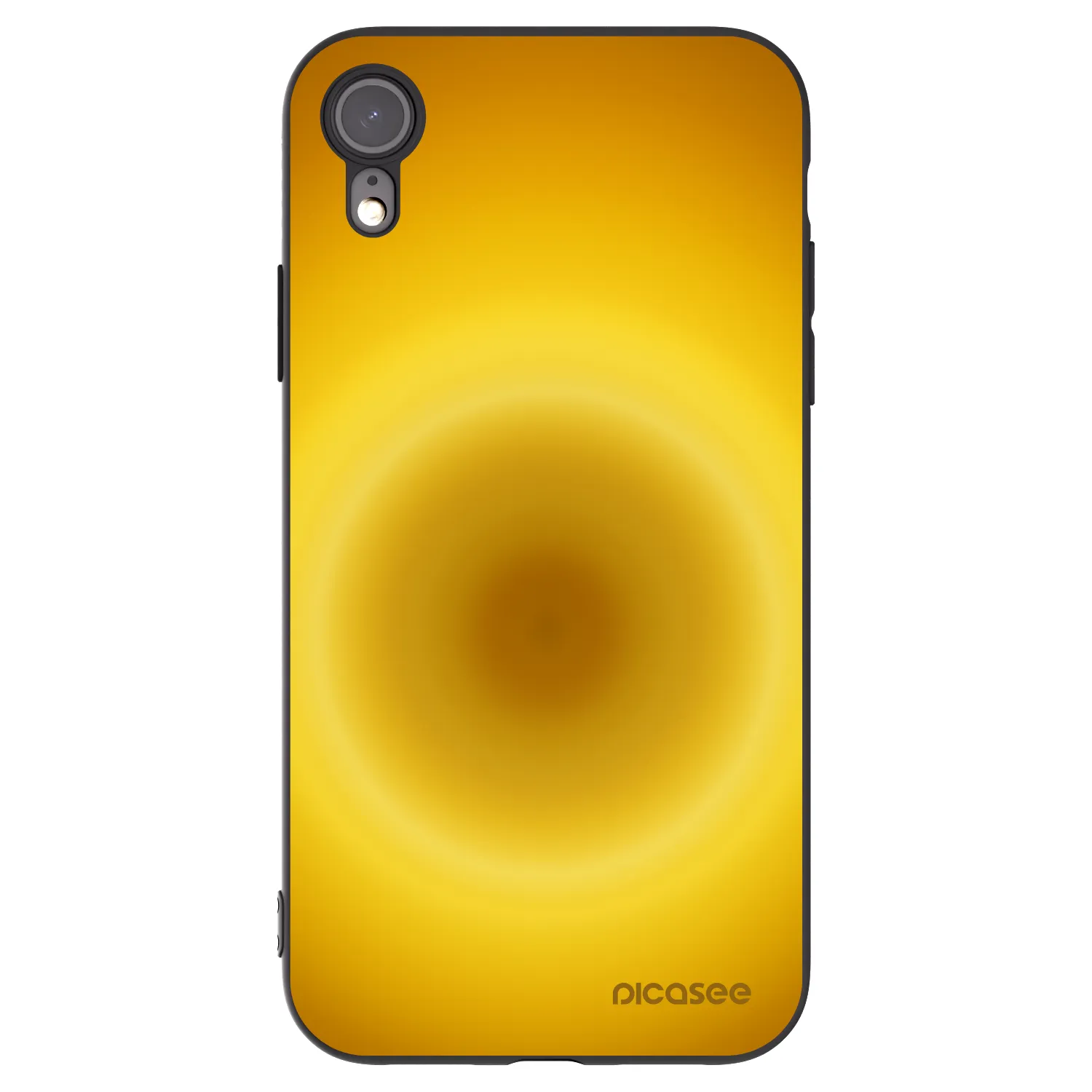 Picasee silikonový černý obal pro Apple iPhone XR - Solar Pulse