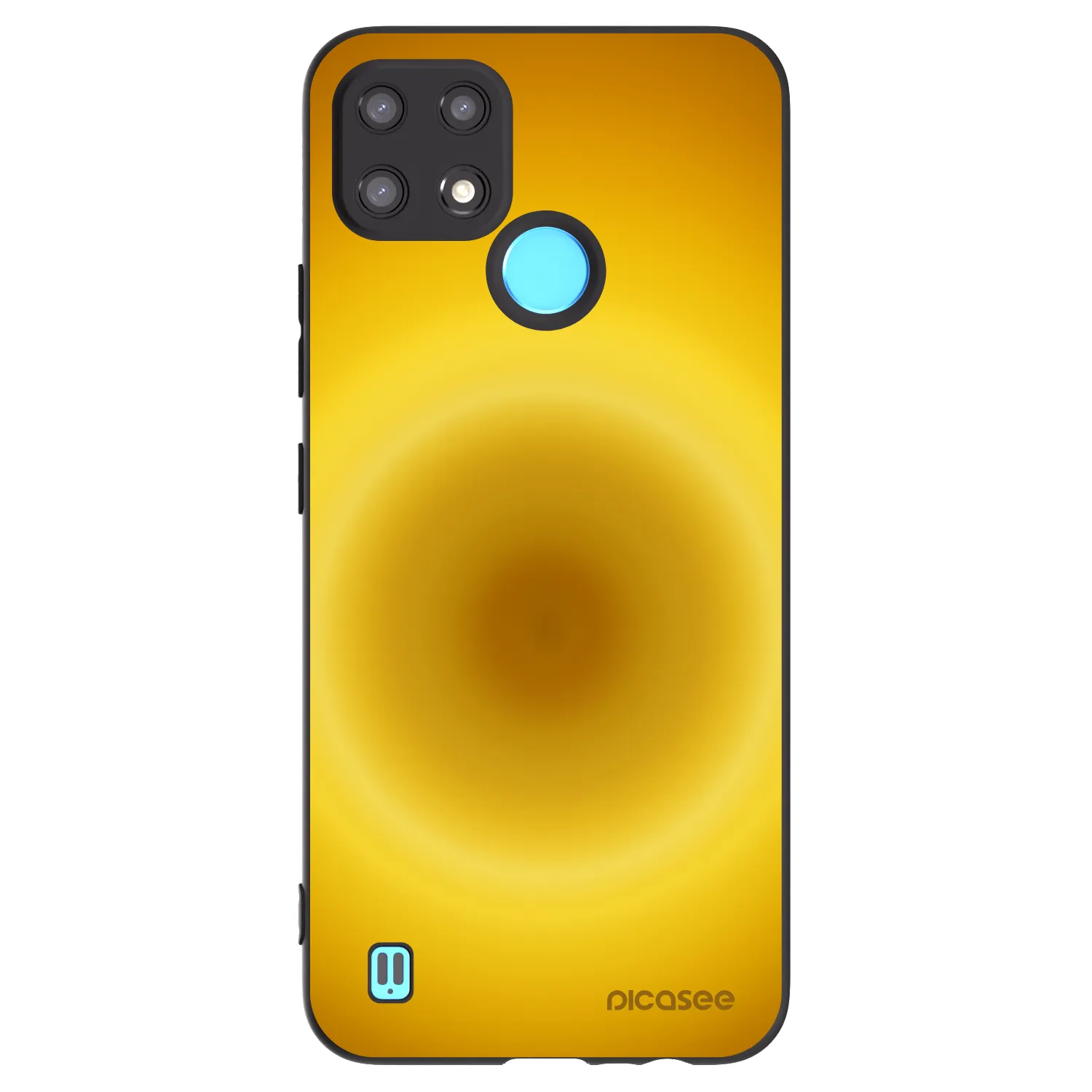 Picasee silikonový černý obal pro Realme C21 - Solar Pulse
