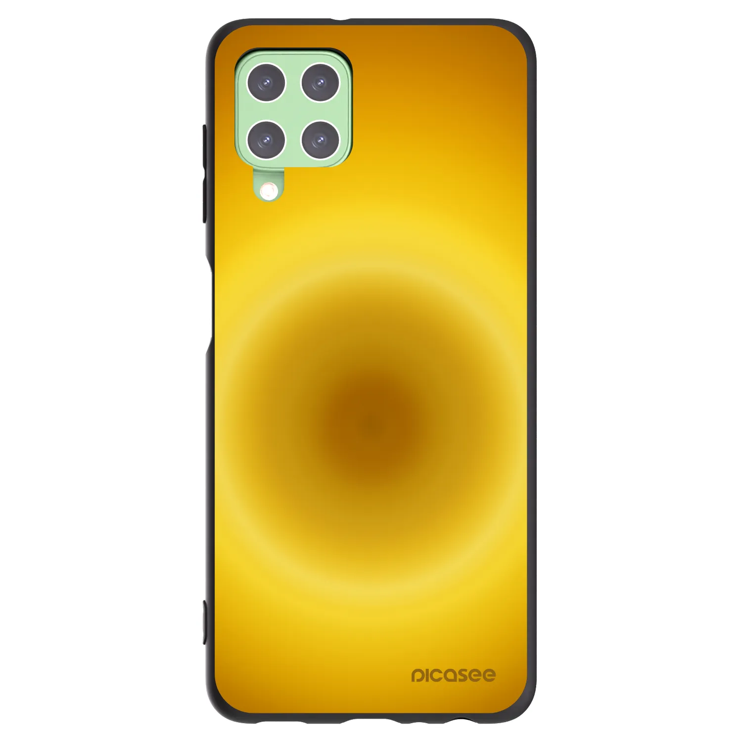 Picasee silikonový černý obal pro Samsung Galaxy A22 A225F 4G - Solar Pulse