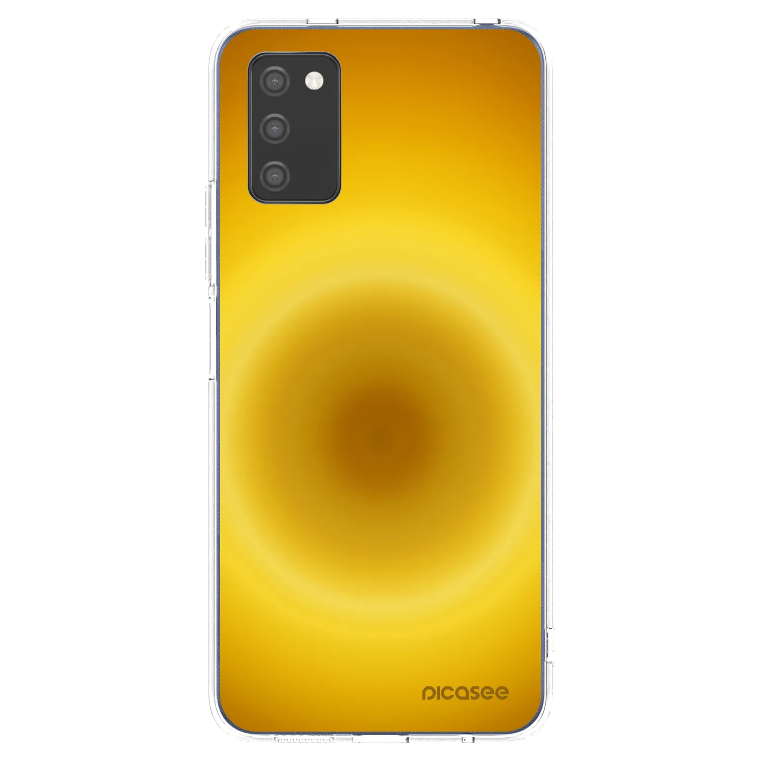 Picasee silikonový průhledný obal pro Samsung Galaxy A03s A037G - Solar Pulse