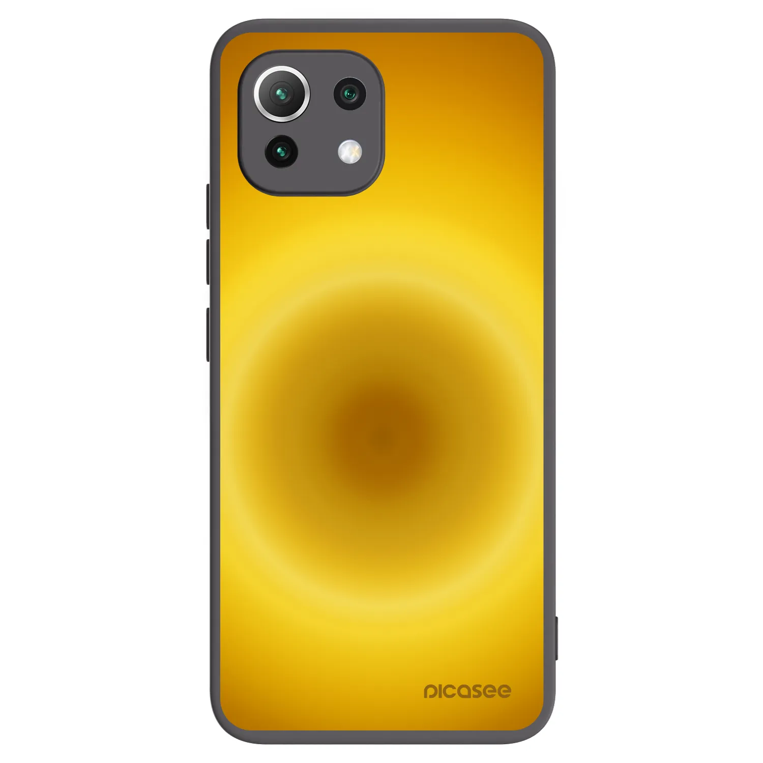Picasee silikonový černý obal pro Xiaomi 11 Lite 5G NE - Solar Pulse
