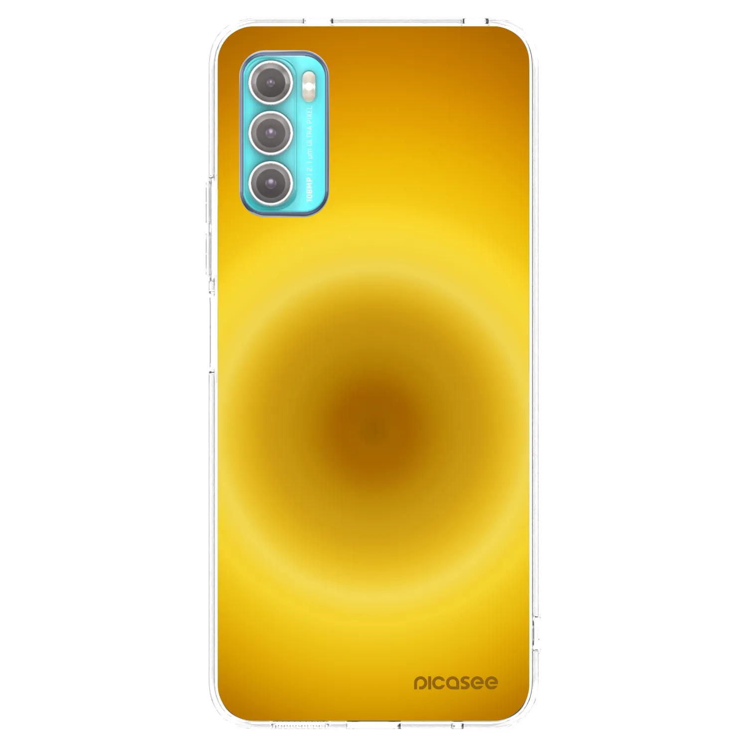 Picasee silikonový průhledný obal pro Motorola Moto G60 - Solar Pulse