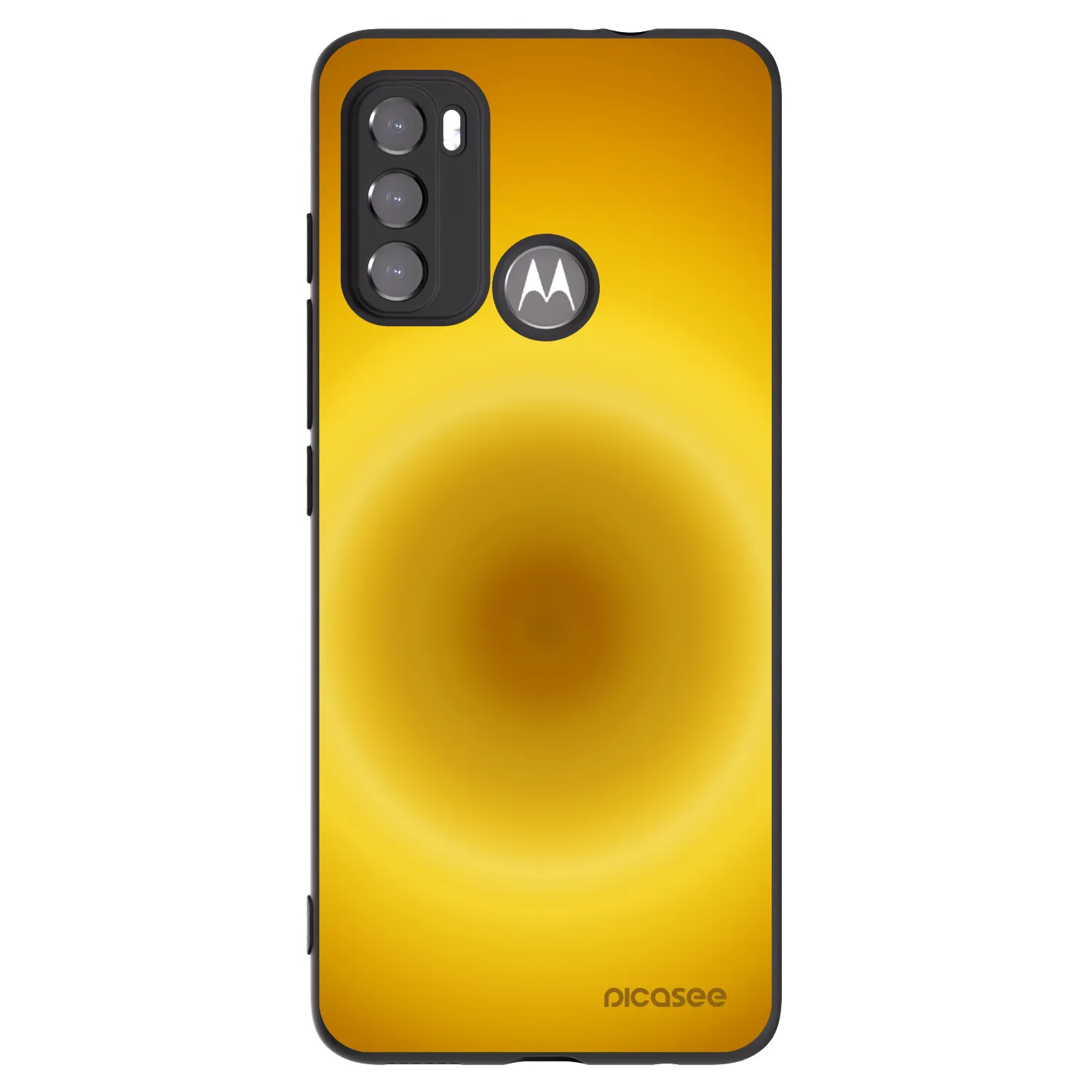 Picasee silikonový černý obal pro Motorola Moto G60 - Solar Pulse