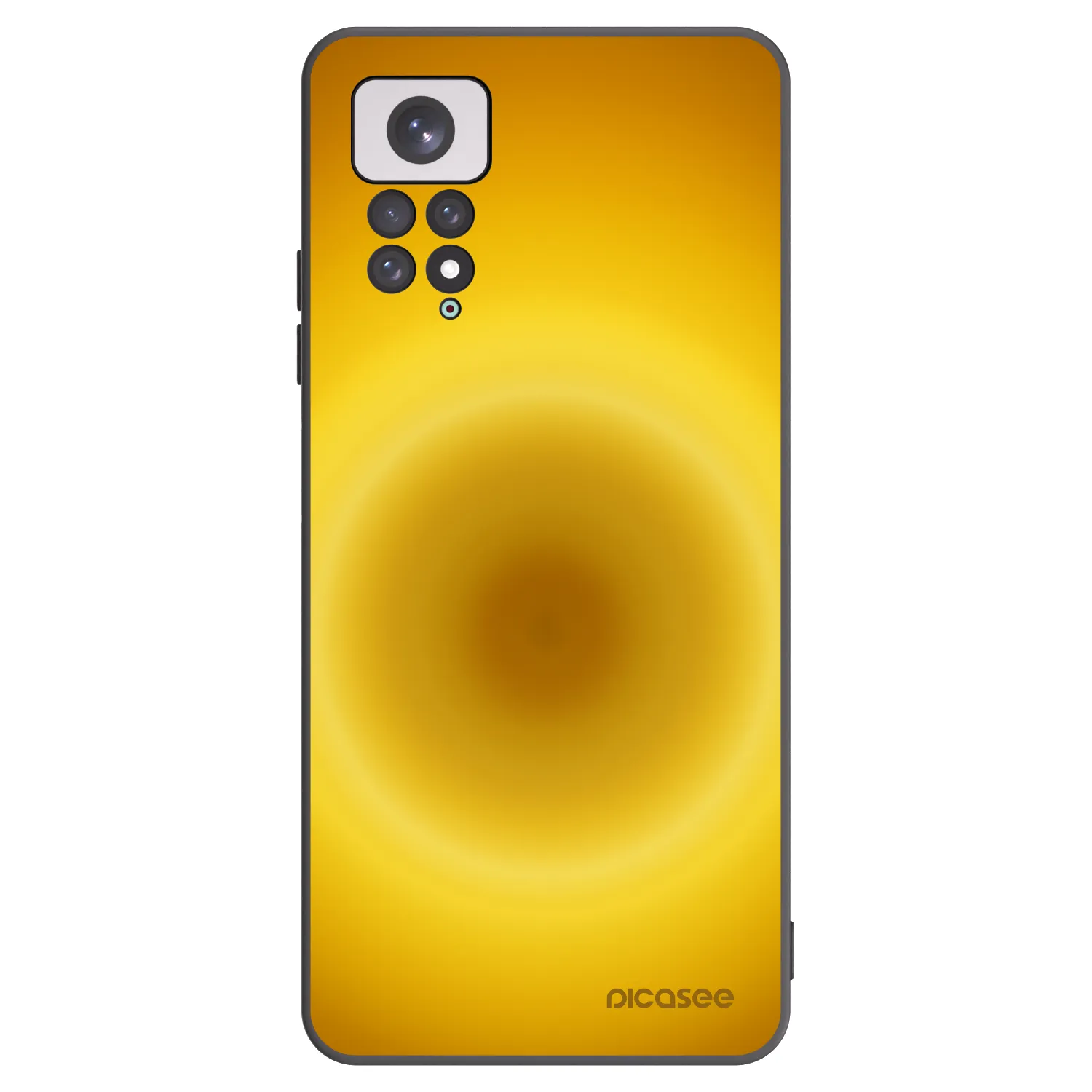 Picasee silikonový černý obal pro Xiaomi Redmi Note 11 - Solar Pulse