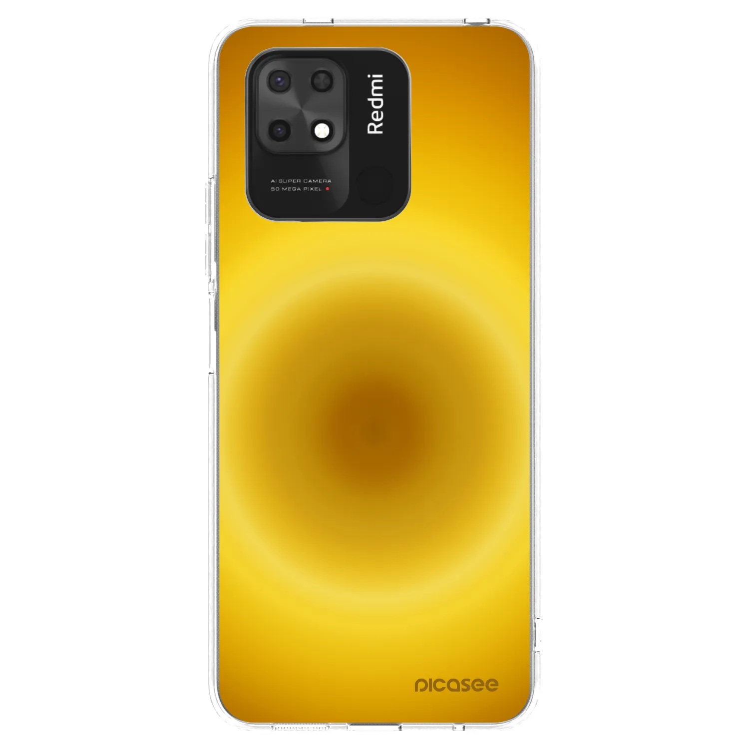 Picasee silikonový průhledný obal pro Xiaomi Redmi 10C - Solar Pulse