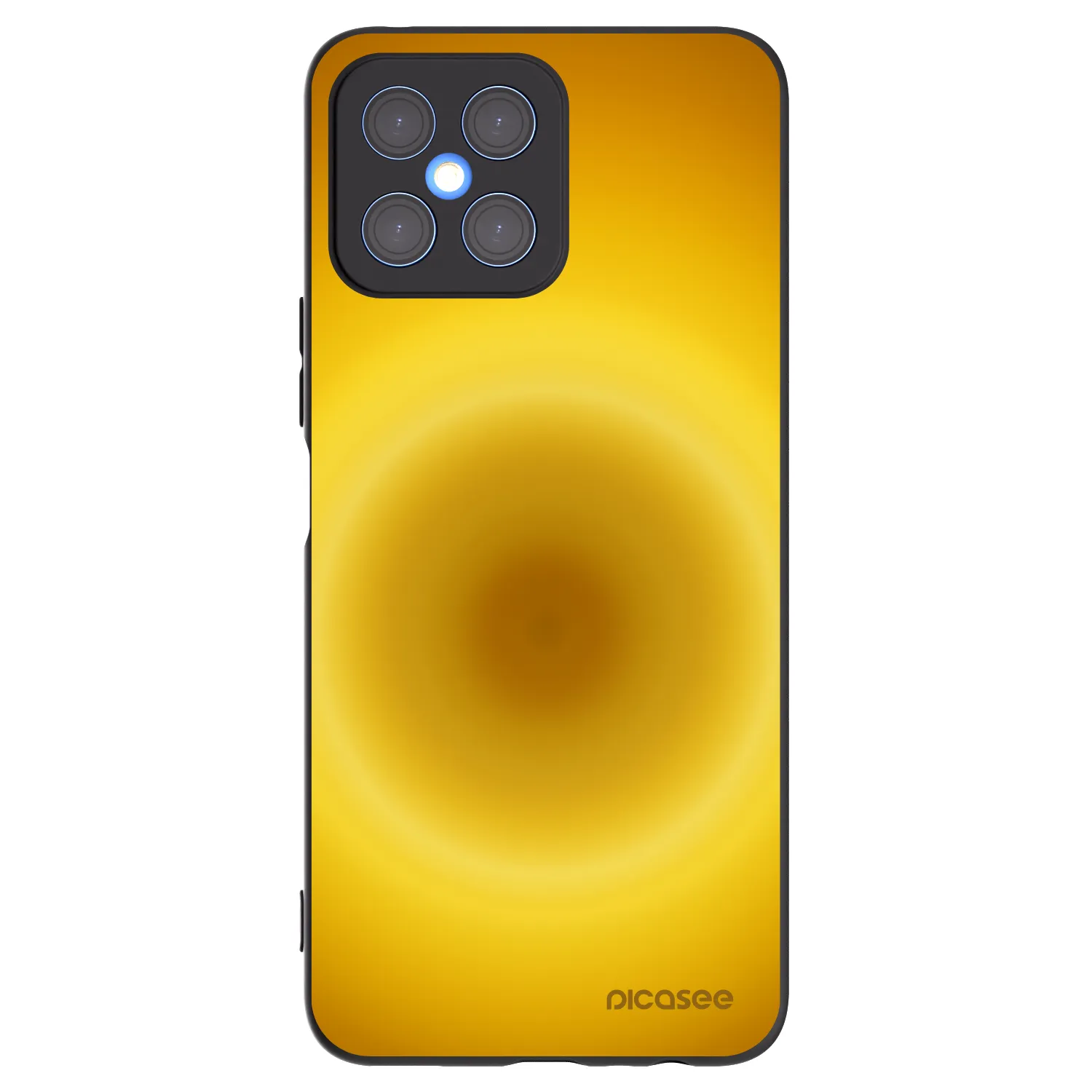 Picasee silikonový černý obal pro Honor X8 4G - Solar Pulse