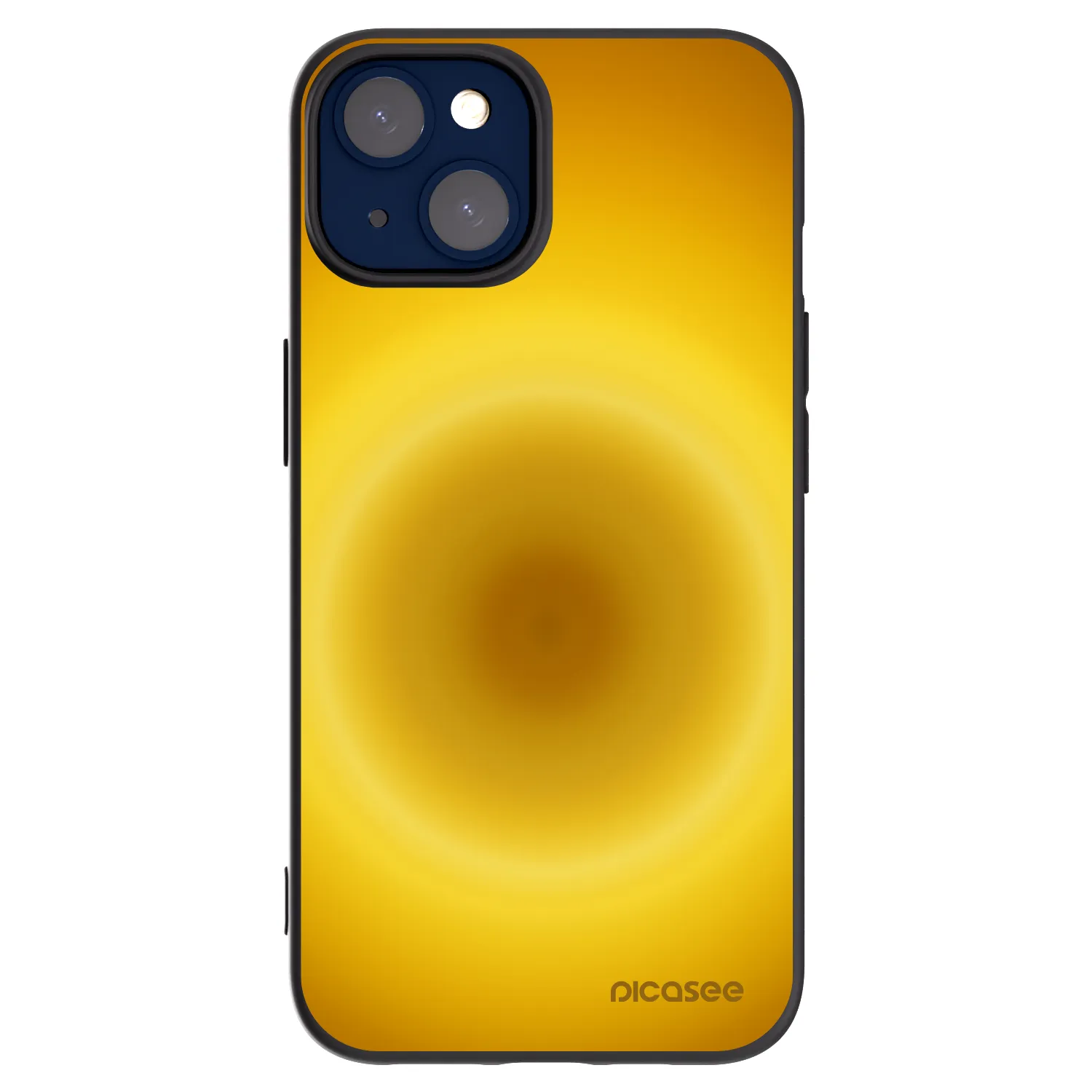 Picasee silikonový černý obal pro Apple iPhone 14 - Solar Pulse