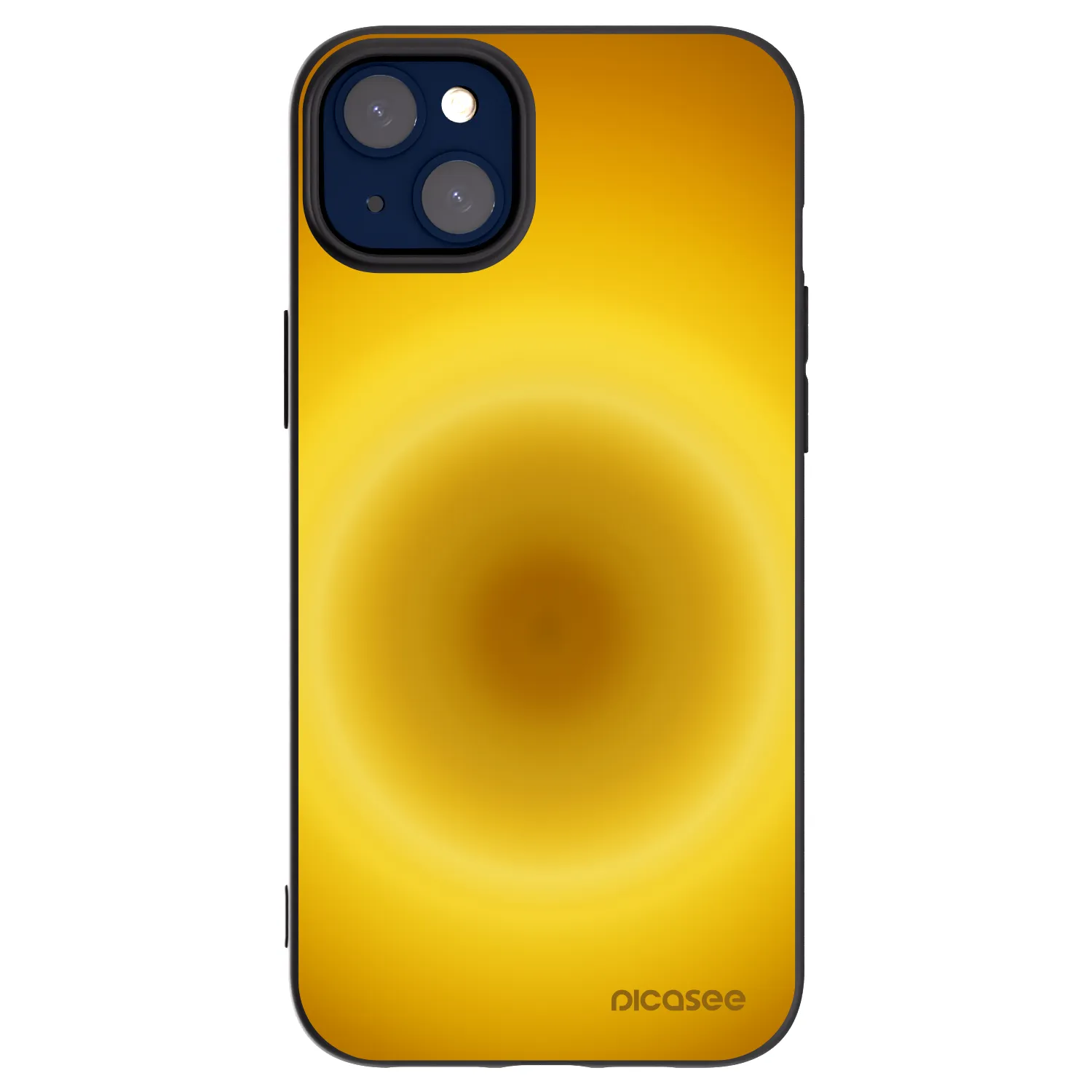 Picasee silikonový černý obal pro Apple iPhone 14 Plus - Solar Pulse