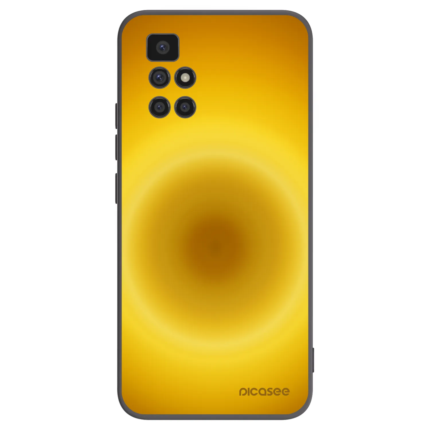 Picasee silikonový černý obal pro Xiaomi Redmi 10 (2022) - Solar Pulse