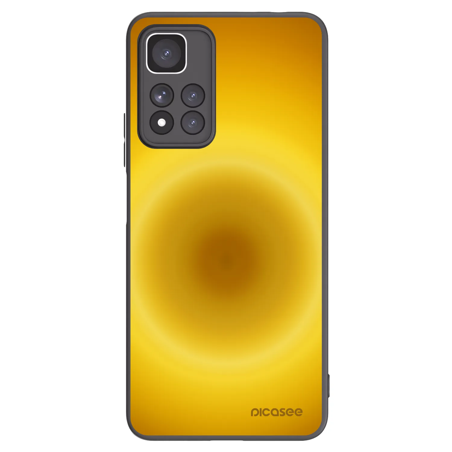 Picasee silikonový černý obal pro Xiaomi Redmi Note 11 Pro+ 5G - Solar Pulse