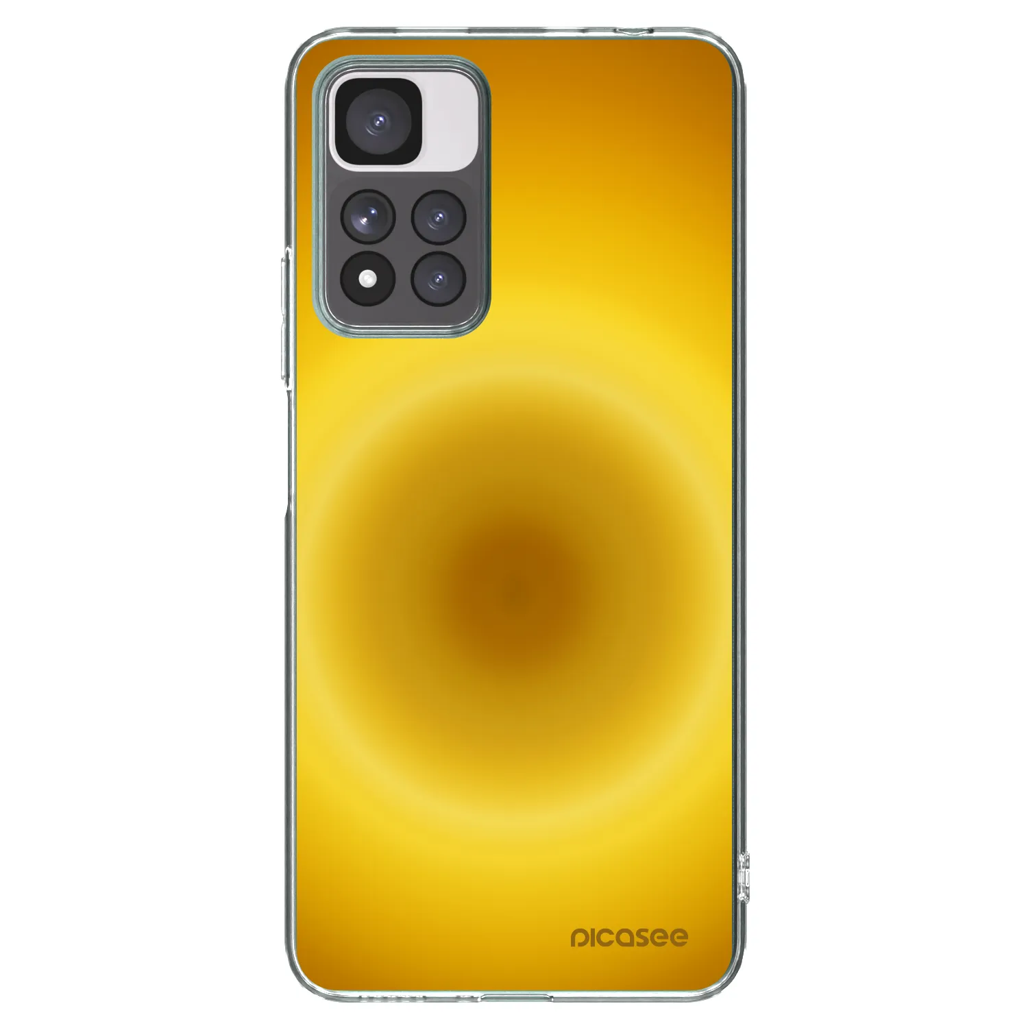 Picasee silikonový průhledný obal pro Xiaomi Redmi Note 11 Pro+ 5G - Solar Pulse