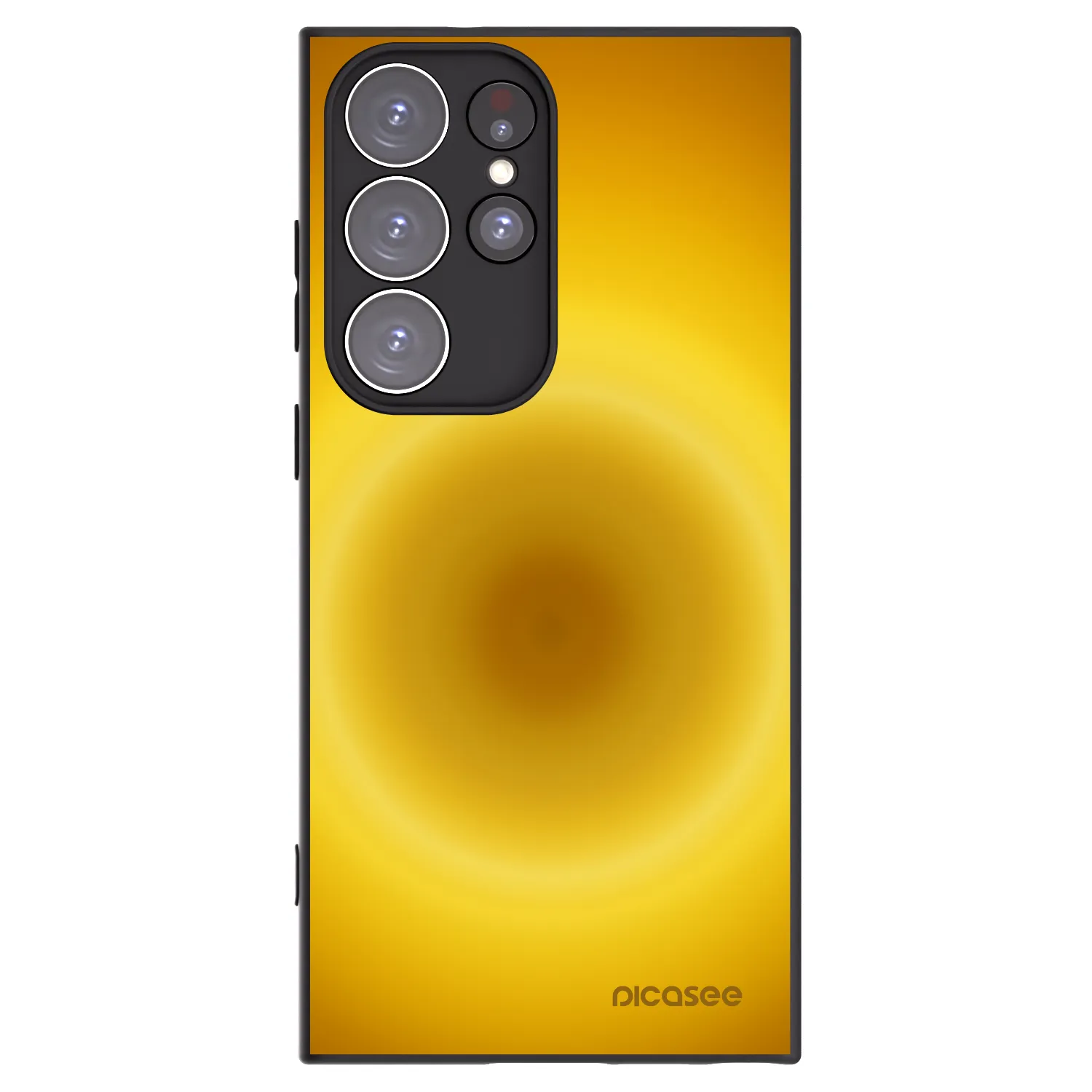 Picasee silikonový černý obal pro Samsung Galaxy S23 Ultra 5G - Solar Pulse