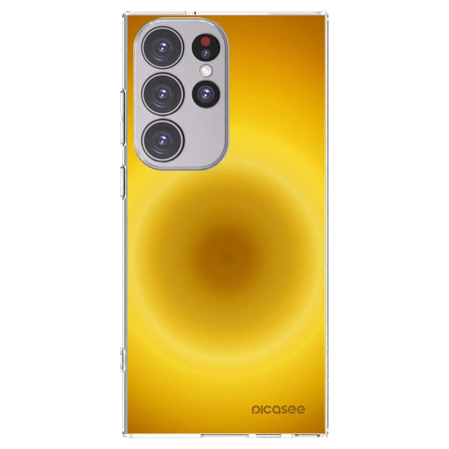 Picasee silikonový průhledný obal pro Samsung Galaxy S23 Ultra 5G - Solar Pulse