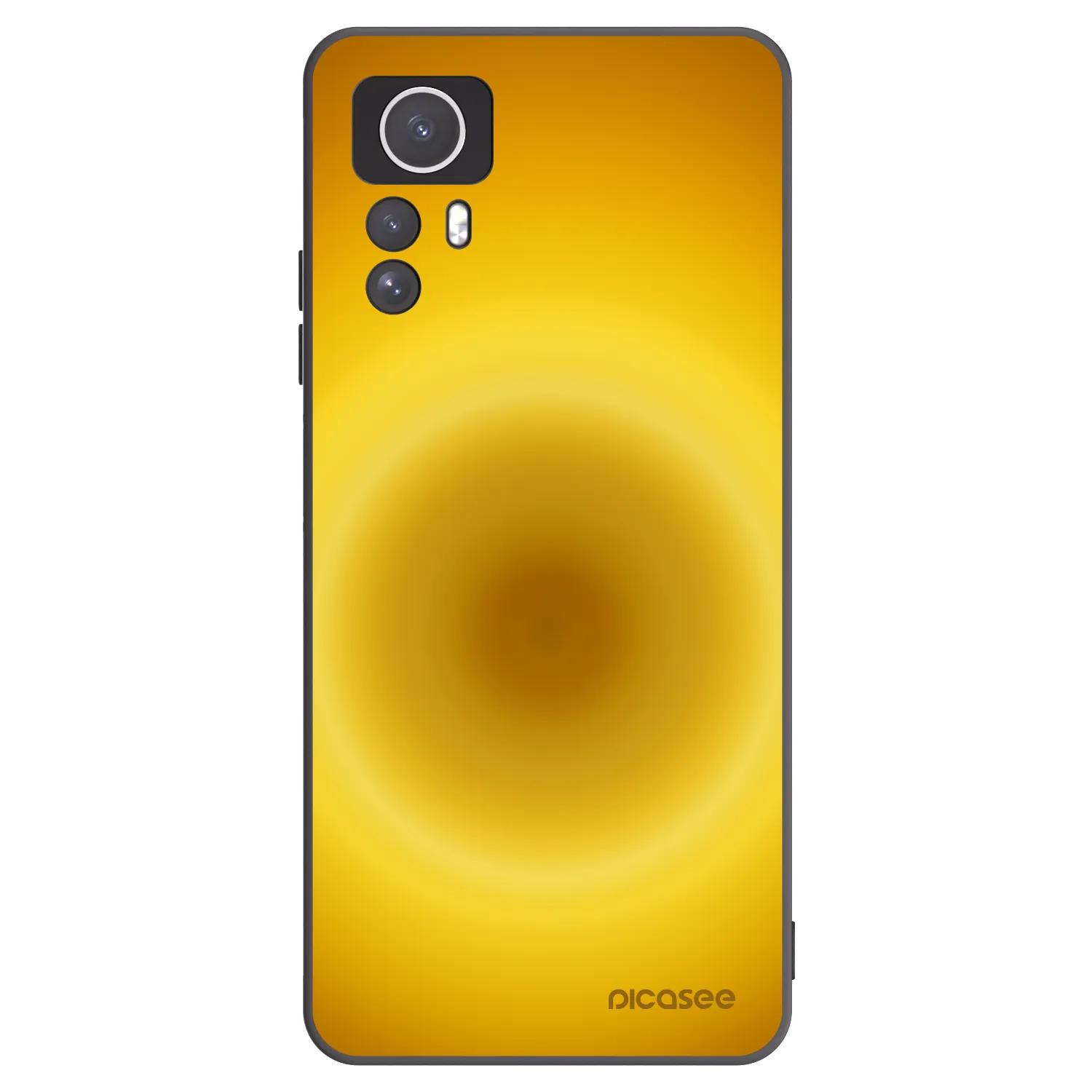Picasee silikonový černý obal pro Xiaomi Redmi Note 12S - Solar Pulse