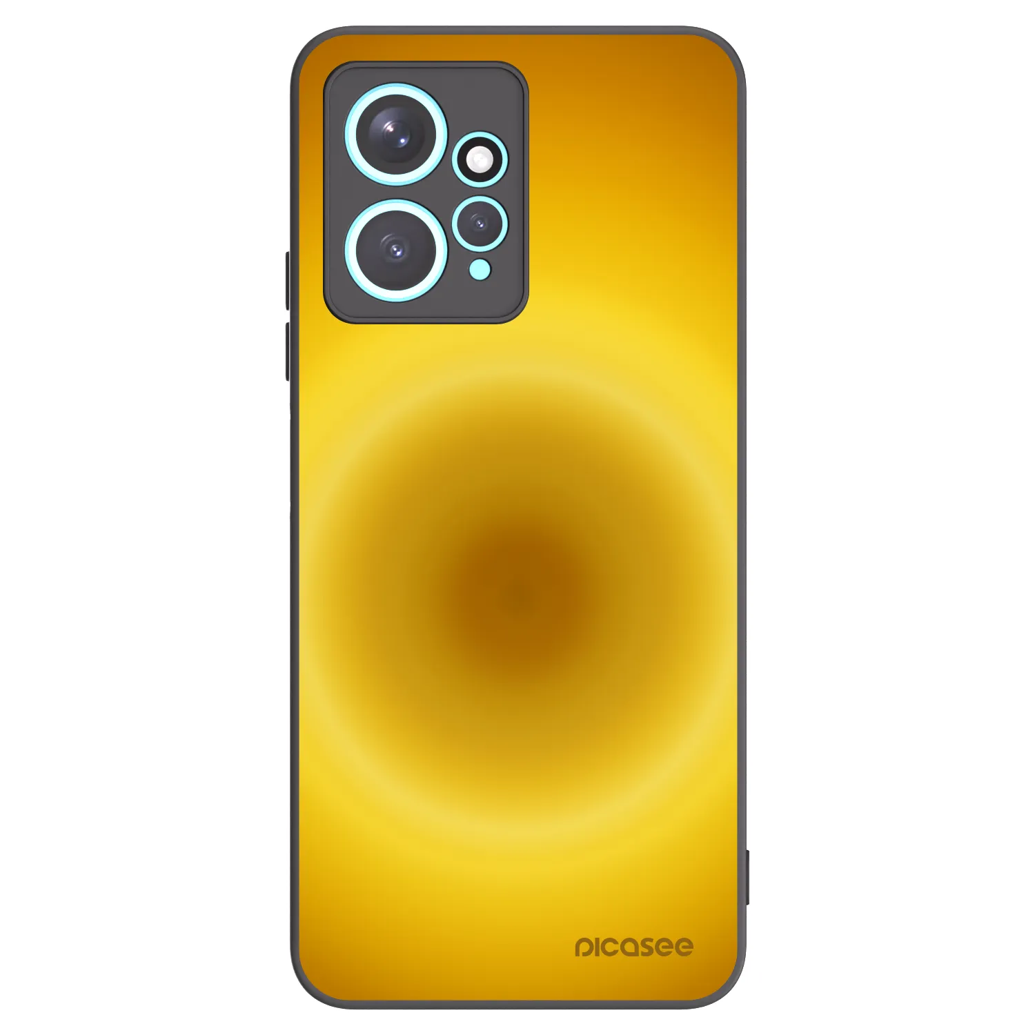 Picasee silikonový černý obal pro Xiaomi Redmi Note 12 4G - Solar Pulse