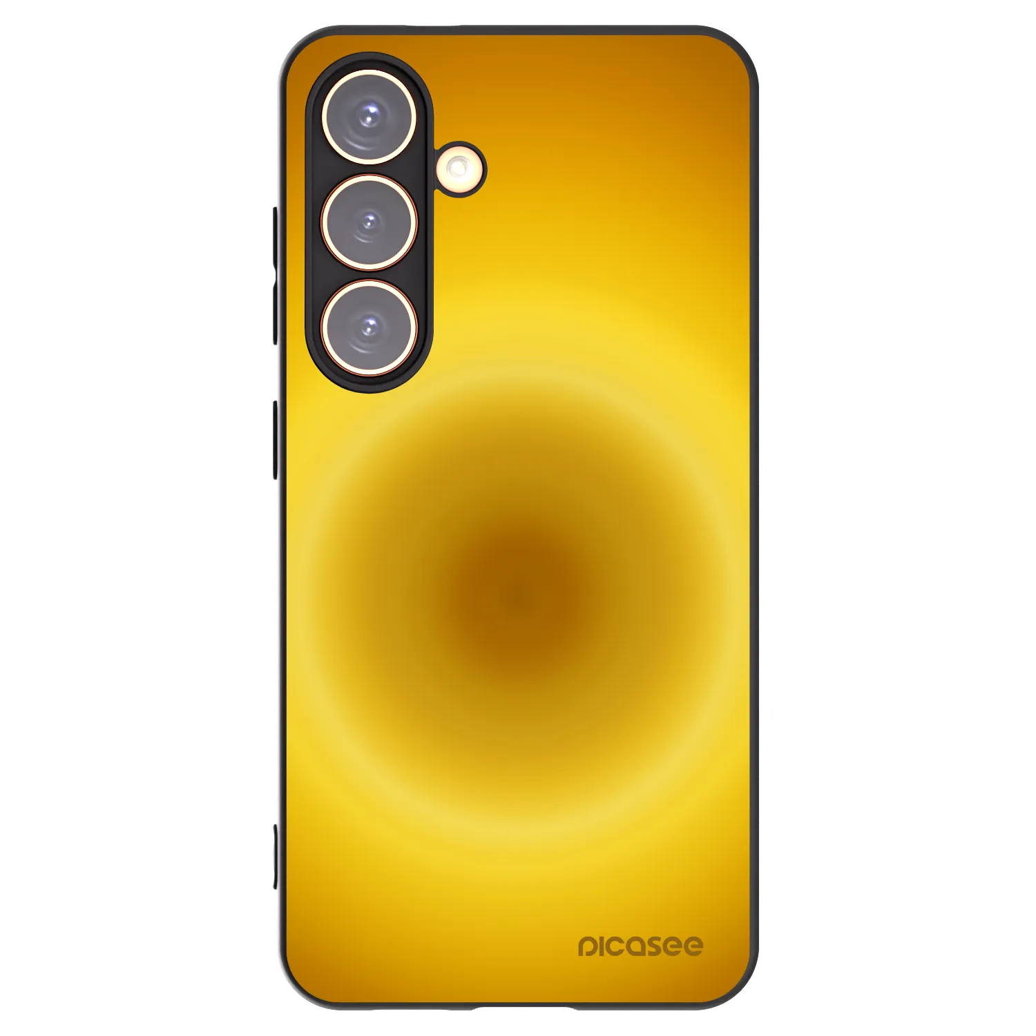 Picasee silikonový černý obal pro Samsung Galaxy S24 S921B 5G - Solar Pulse