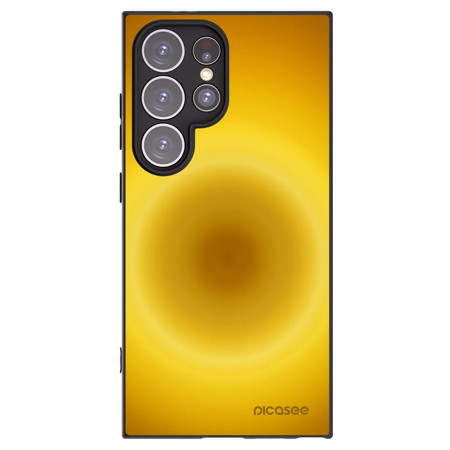 Picasee silikonový černý obal pro Samsung Galaxy S24 Ultra S928B 5G - Solar Pulse
