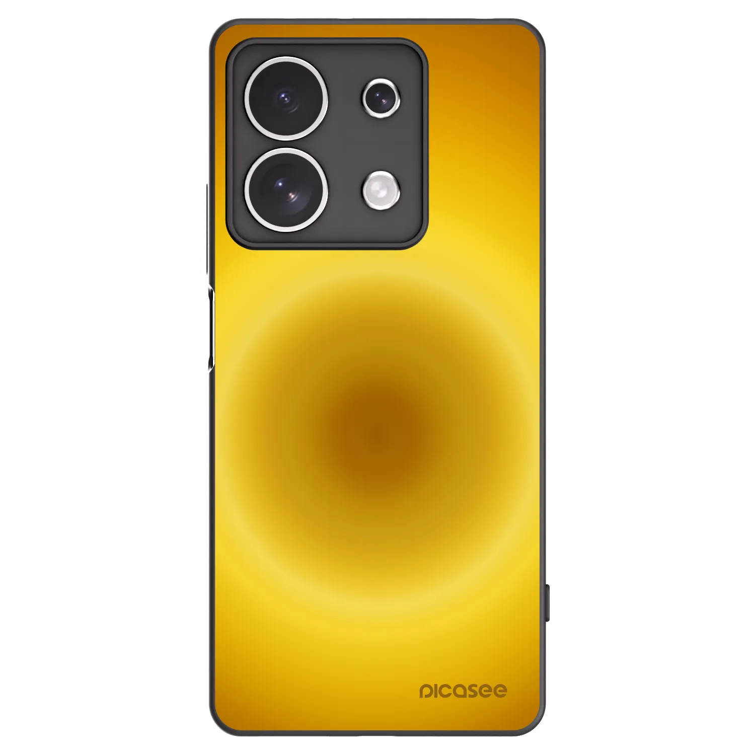 Picasee silikonový černý obal pro Xiaomi Redmi Note 13 4G - Solar Pulse