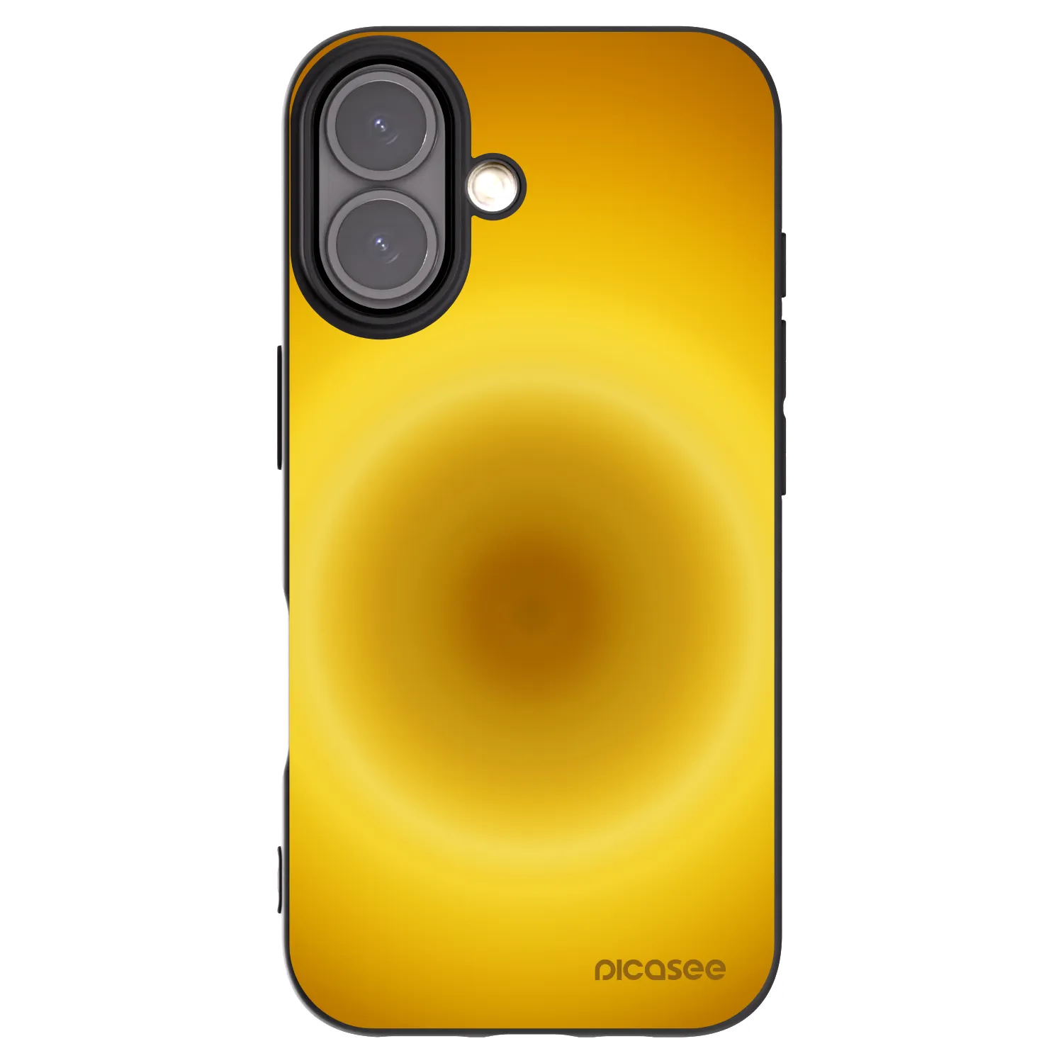Picasee silikonový černý obal pro Apple iPhone 16 - Solar Pulse