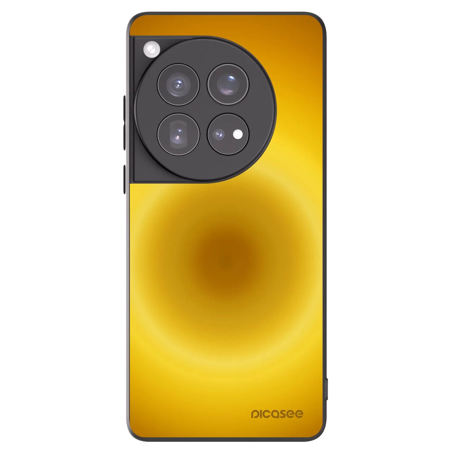 Picasee silikonový černý obal pro OnePlus 12 5G - Solar Pulse
