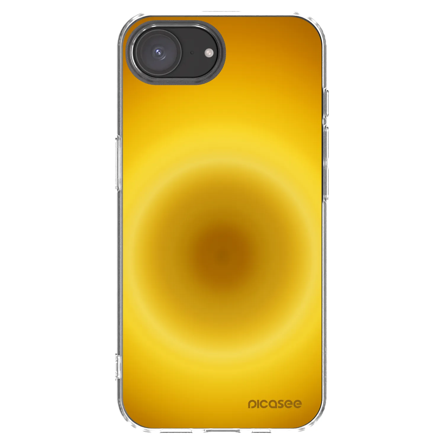 Picasee silikonový průhledný obal pro Apple iPhone 16e - Solar Pulse