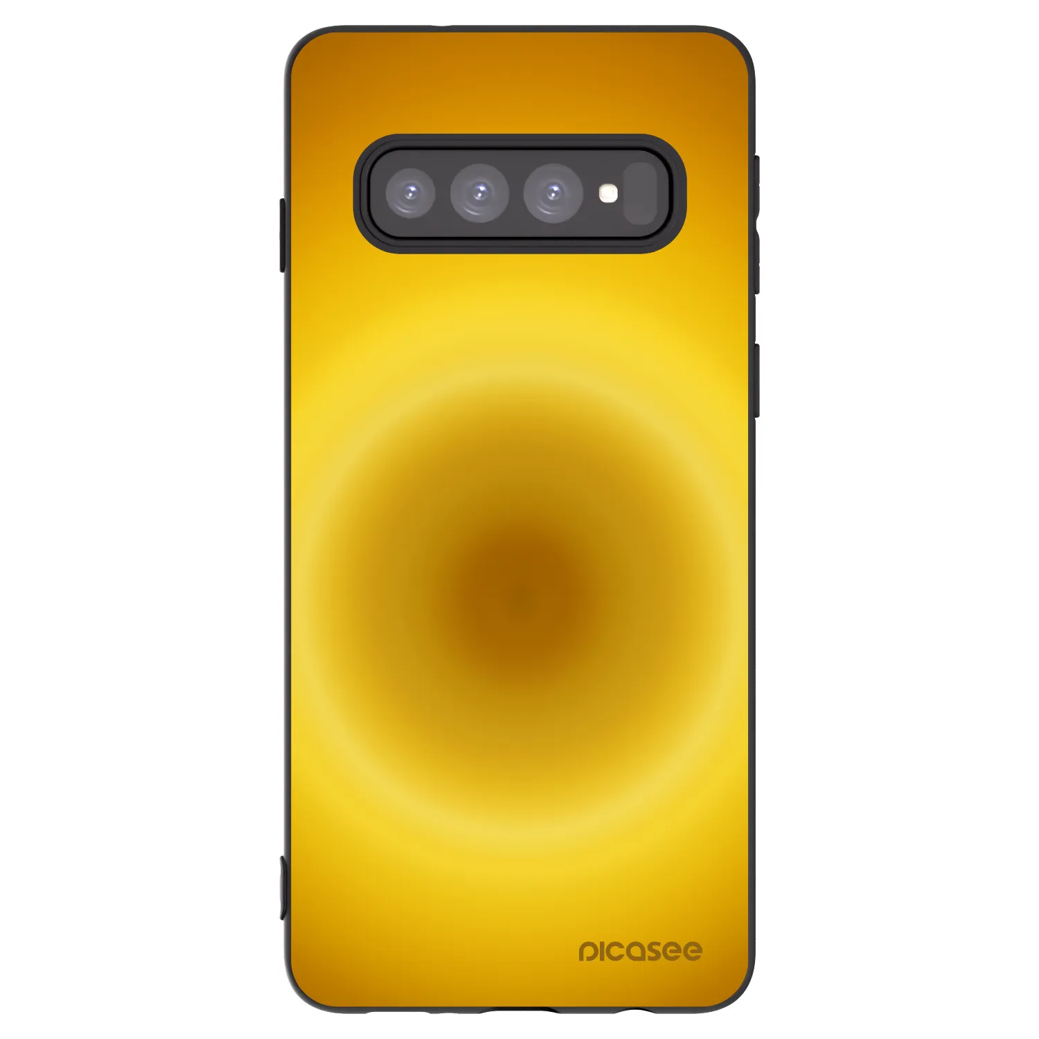 Picasee silikonový černý obal pro Samsung Galaxy S10 G973 - Solar Pulse