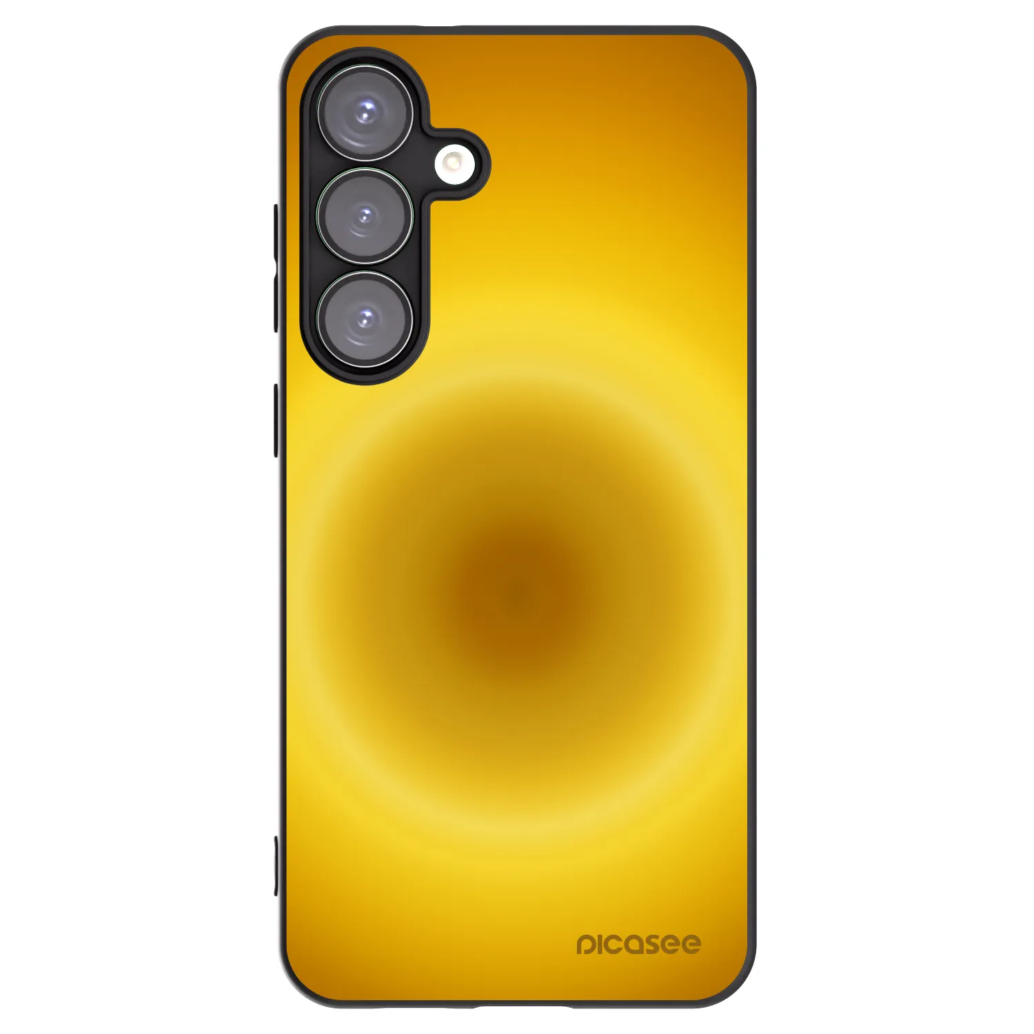 Picasee silikonový černý obal pro Samsung Galaxy S25+ 5G - Solar Pulse