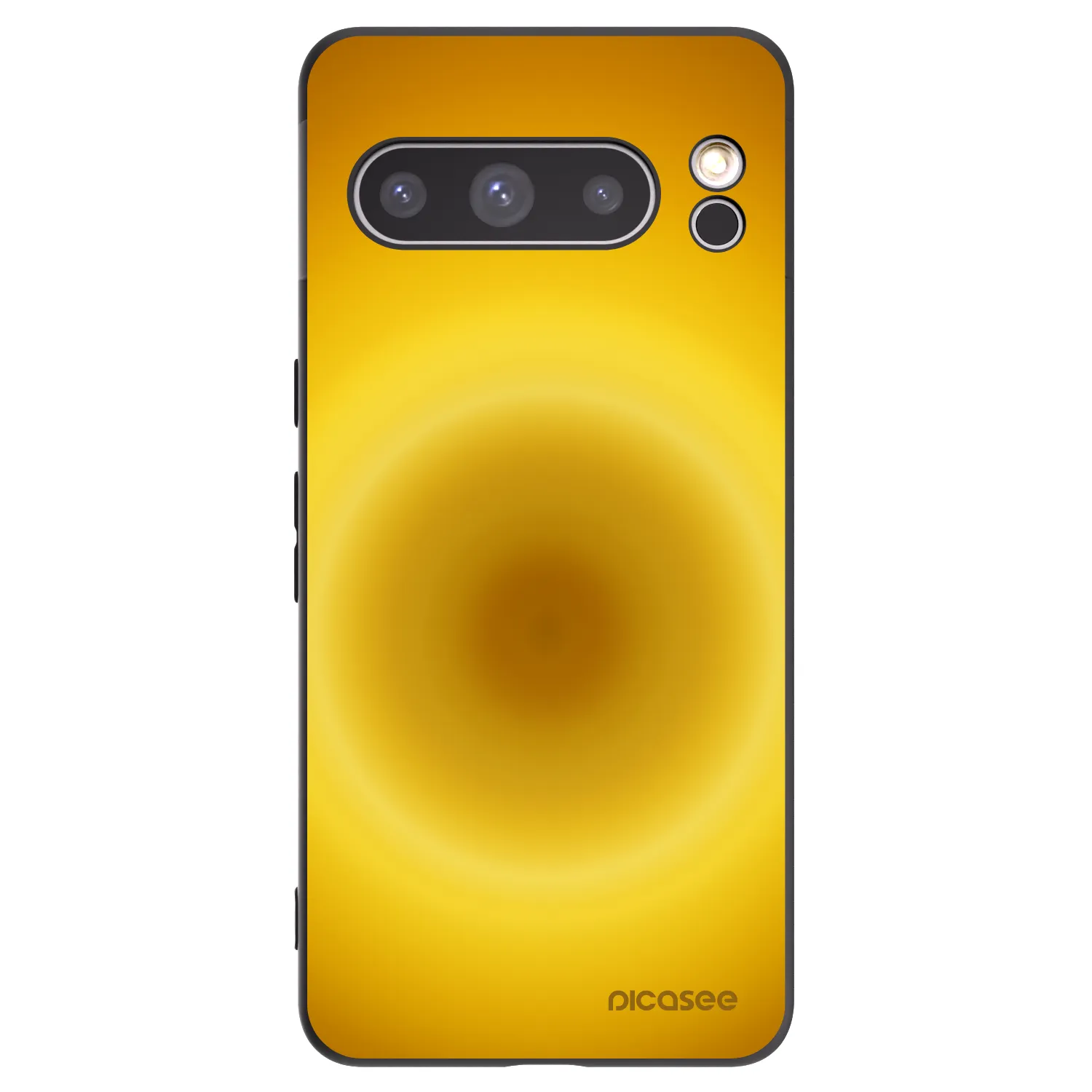 Picasee silikonový černý obal pro Google Pixel 8 Pro - Solar Pulse