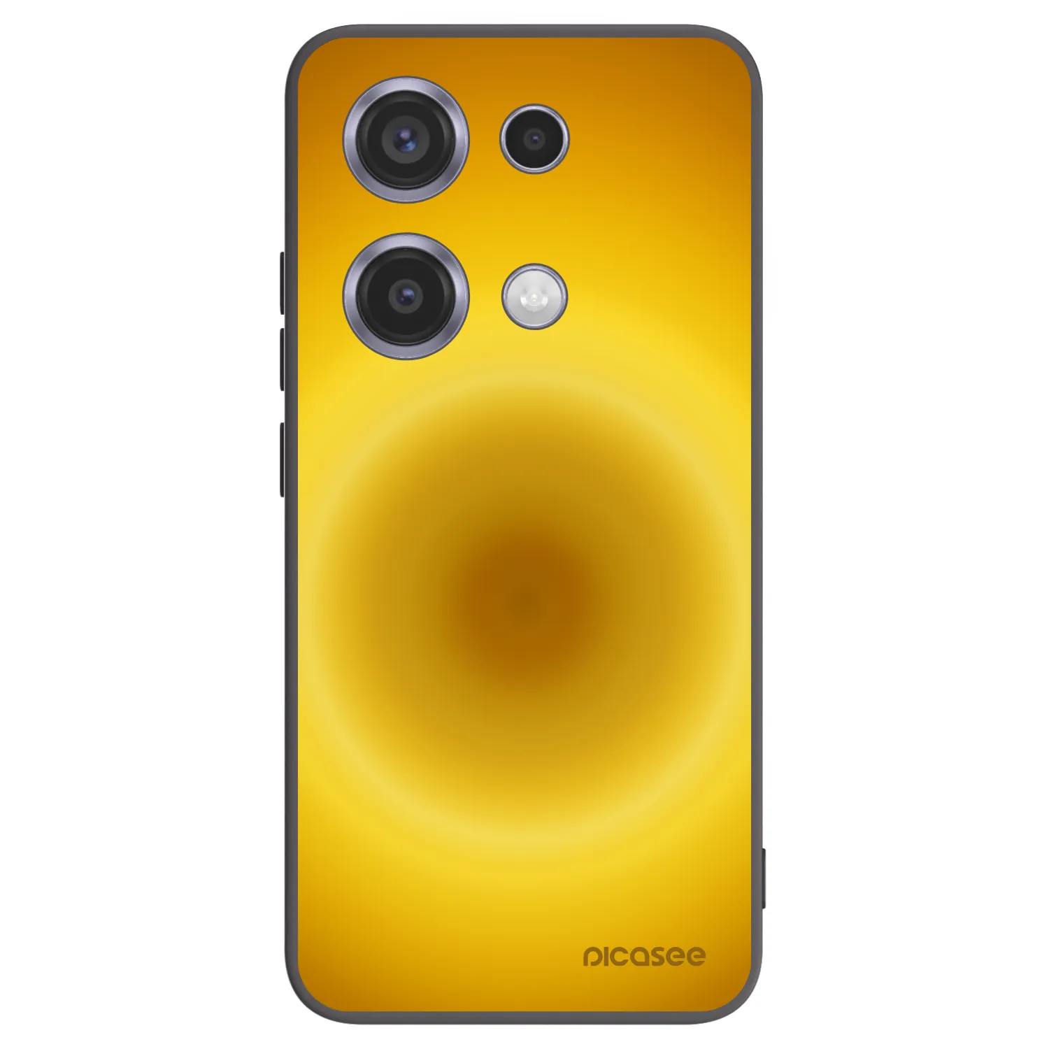 Picasee silikonový černý obal pro Xiaomi Redmi Note 14S - Solar Pulse