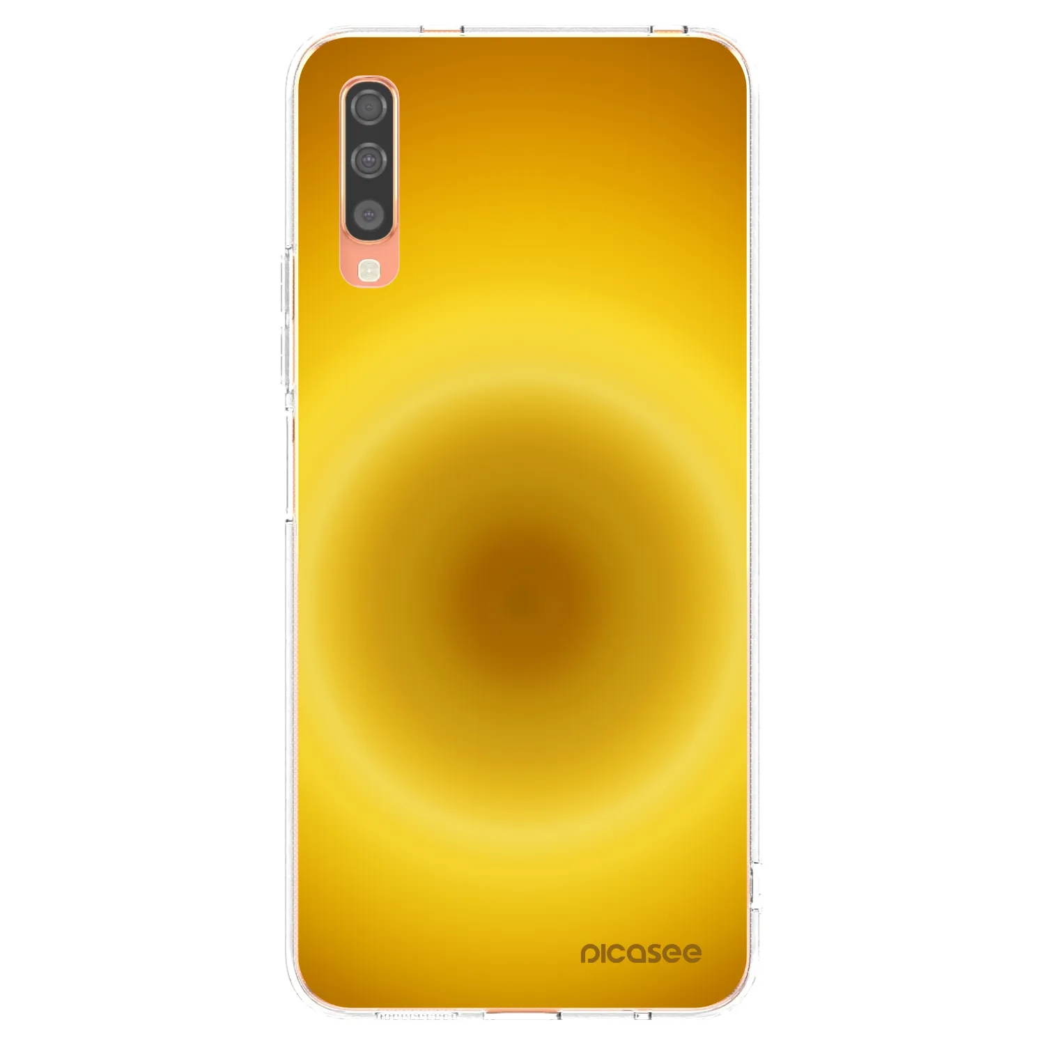 Picasee silikonový průhledný obal pro Samsung Galaxy A70 A705F - Solar Pulse