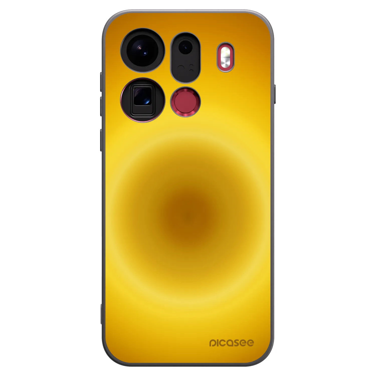 Picasee silikonový černý obal pro OPPO Find X9 Pro - Solar Pulse
