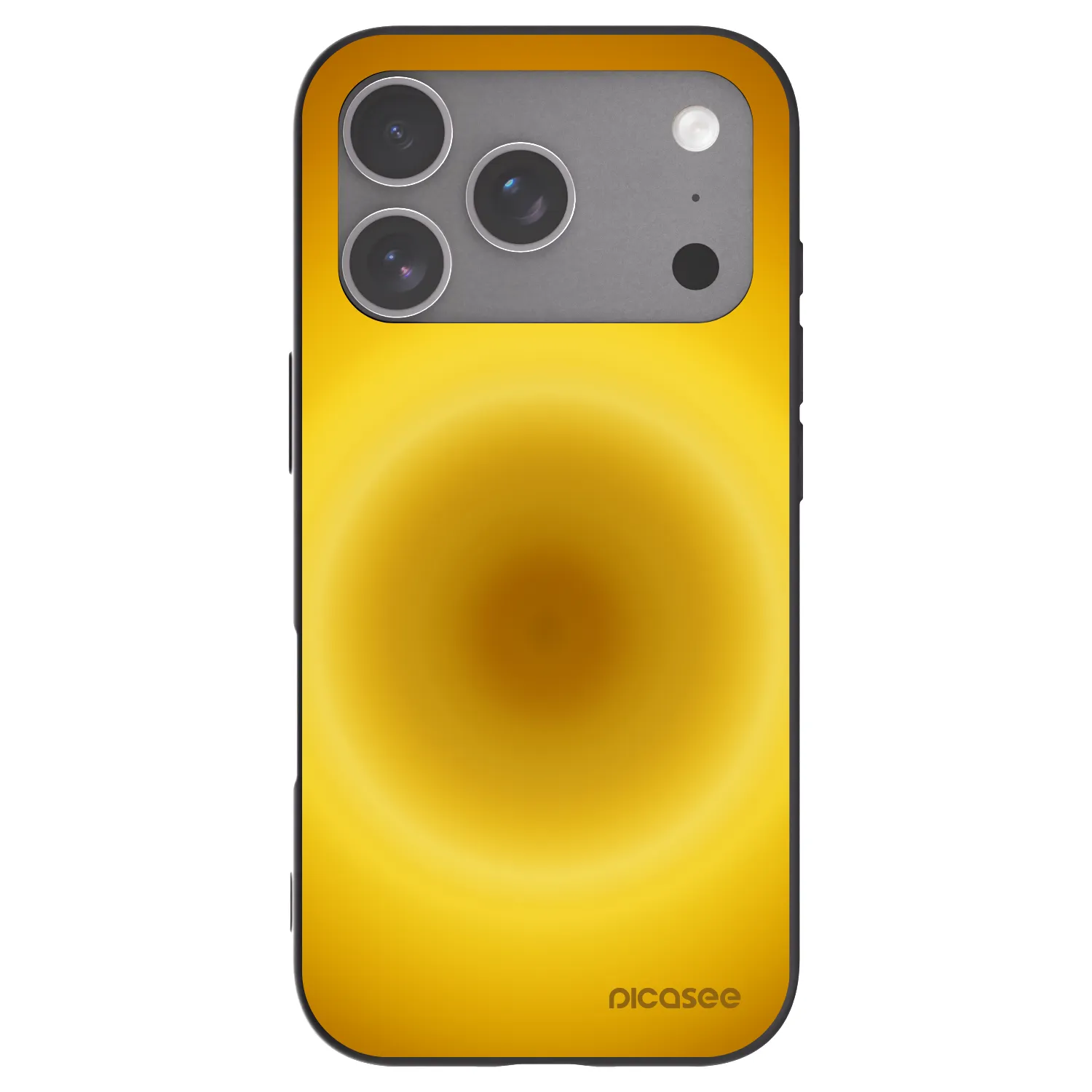 Picasee silikonový černý obal pro Apple iPhone 18 Pro - Solar Pulse