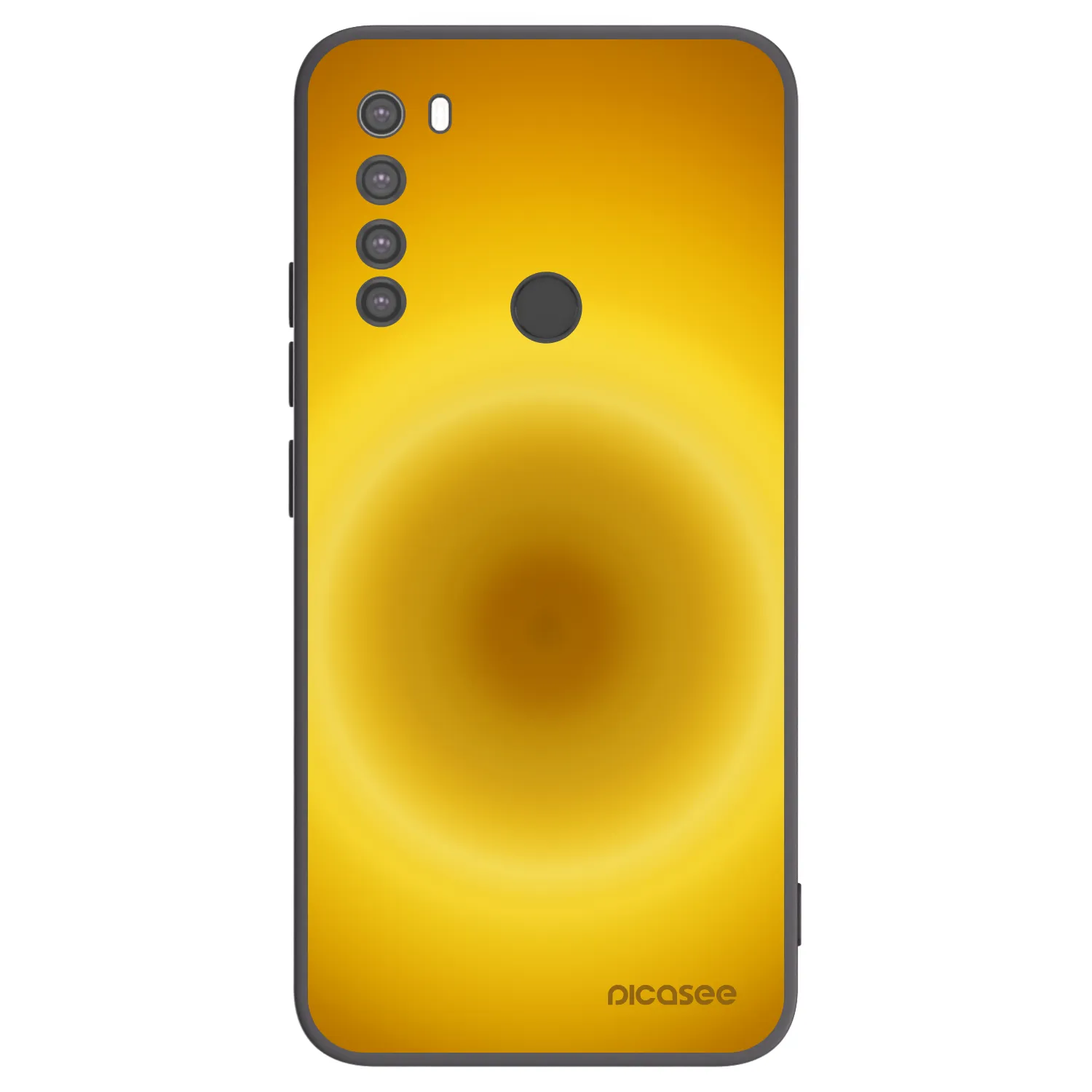 Picasee silikonový černý obal pro Xiaomi Redmi Note 8 - Solar Pulse