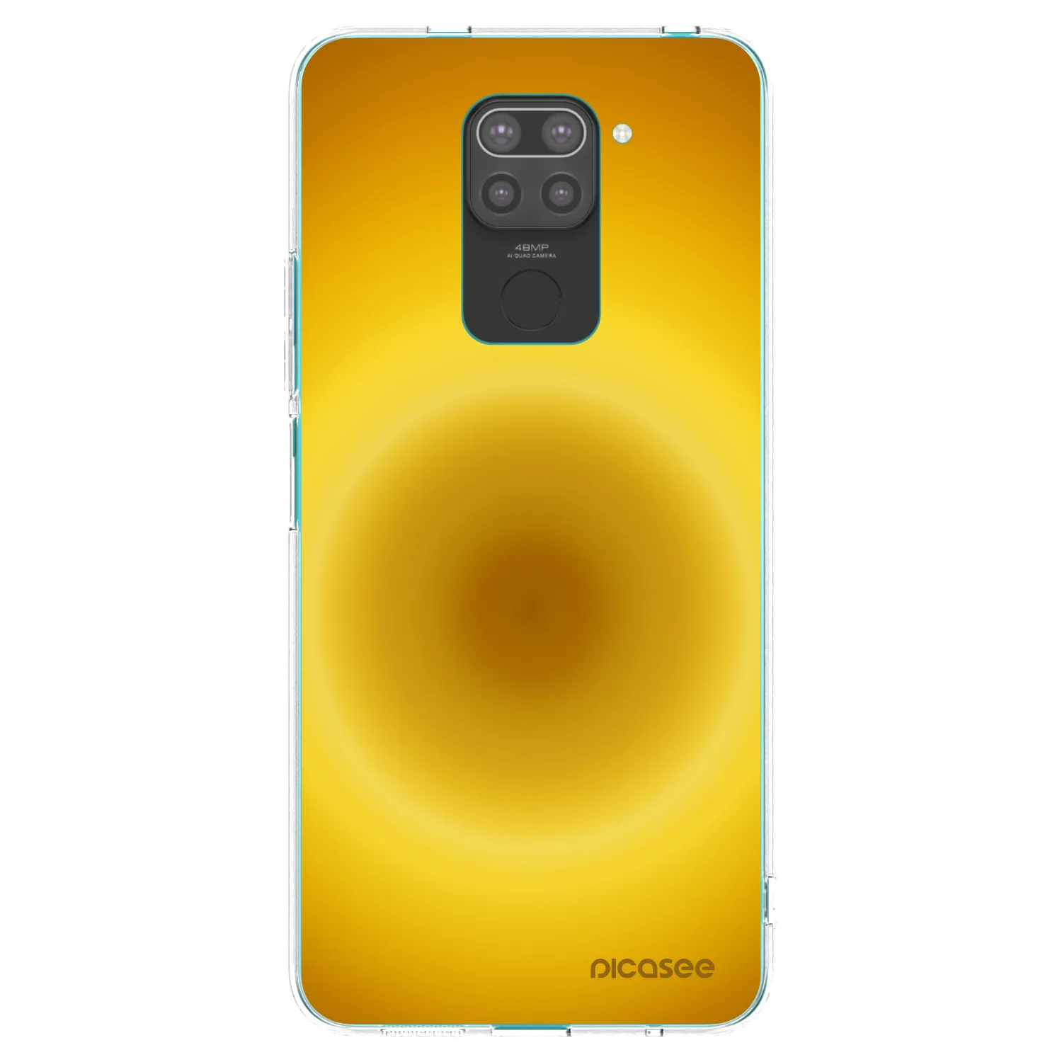 Picasee silikonový černý obal pro Xiaomi Redmi Note 9 - Solar Pulse