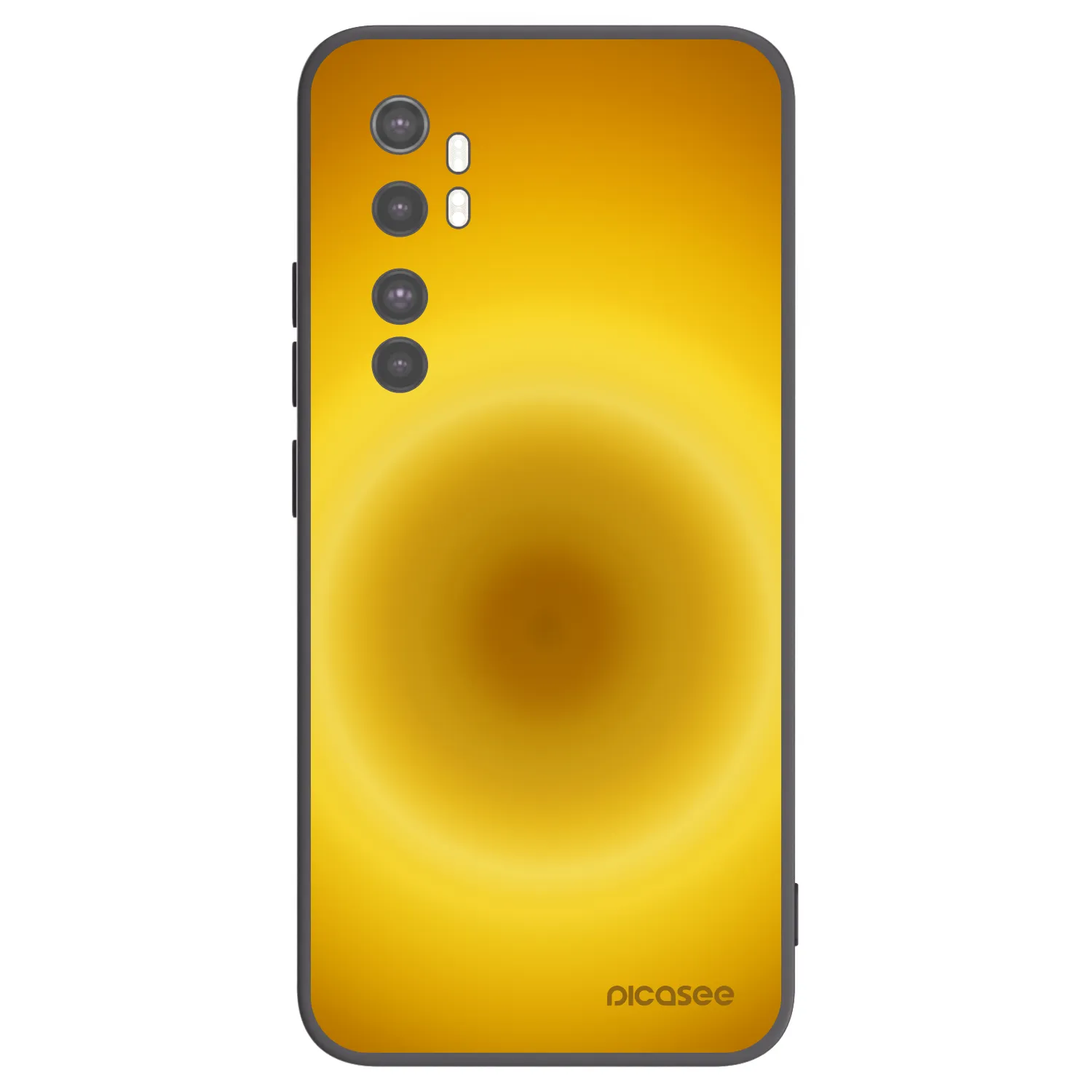 Picasee silikonový černý obal pro Xiaomi Mi Note 10 Lite - Solar Pulse