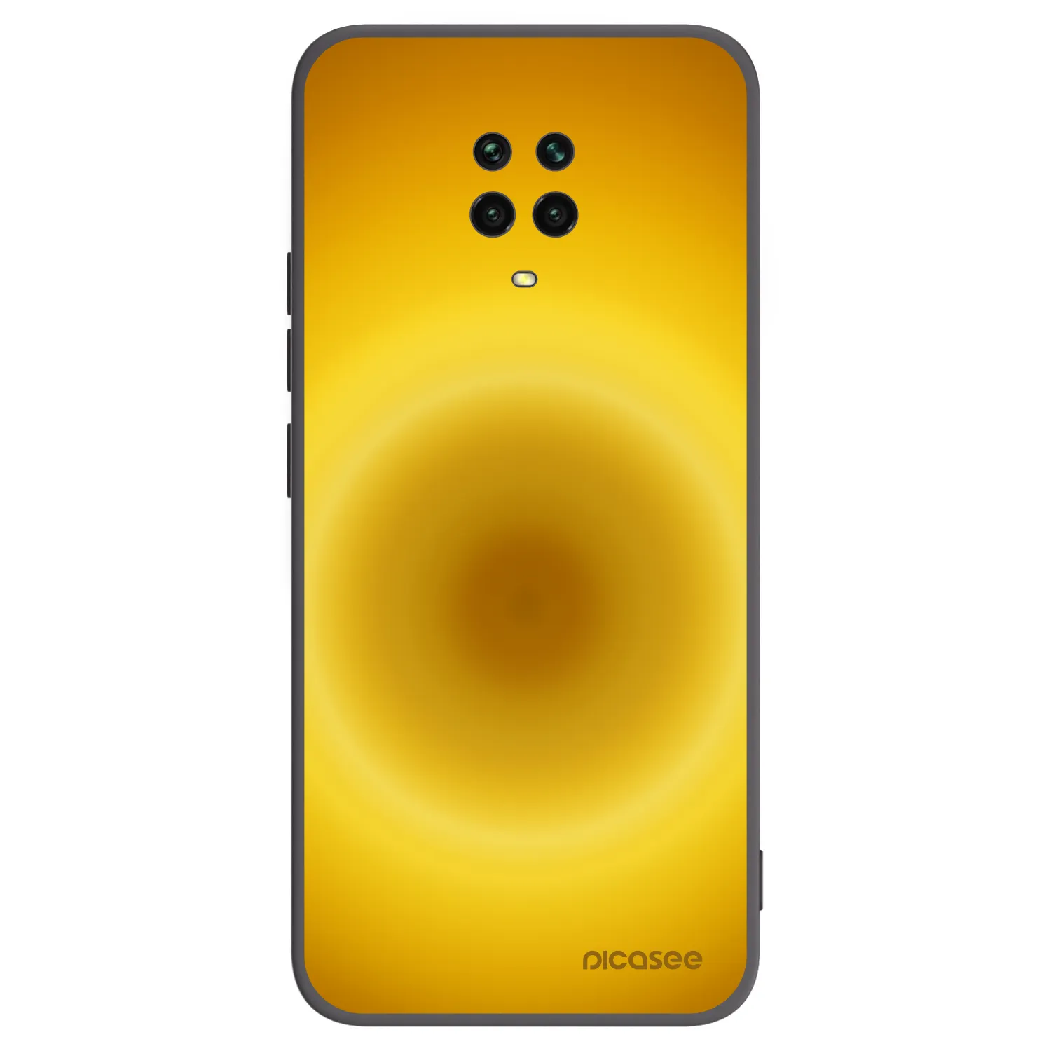 Picasee silikonový černý obal pro Xiaomi Redmi Note 9S - Solar Pulse