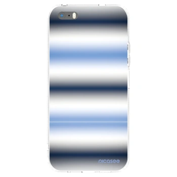 Picasee silikonový průhledný obal pro Apple iPhone 5/5S/SE - Static Lines