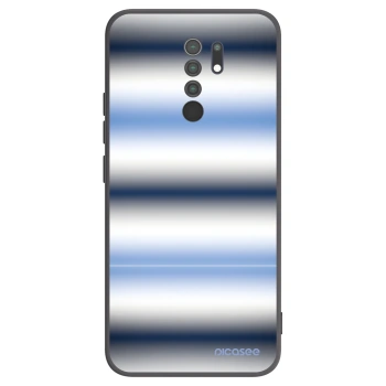 Picasee silikonový černý obal pro Xiaomi Redmi 9 - Static Lines